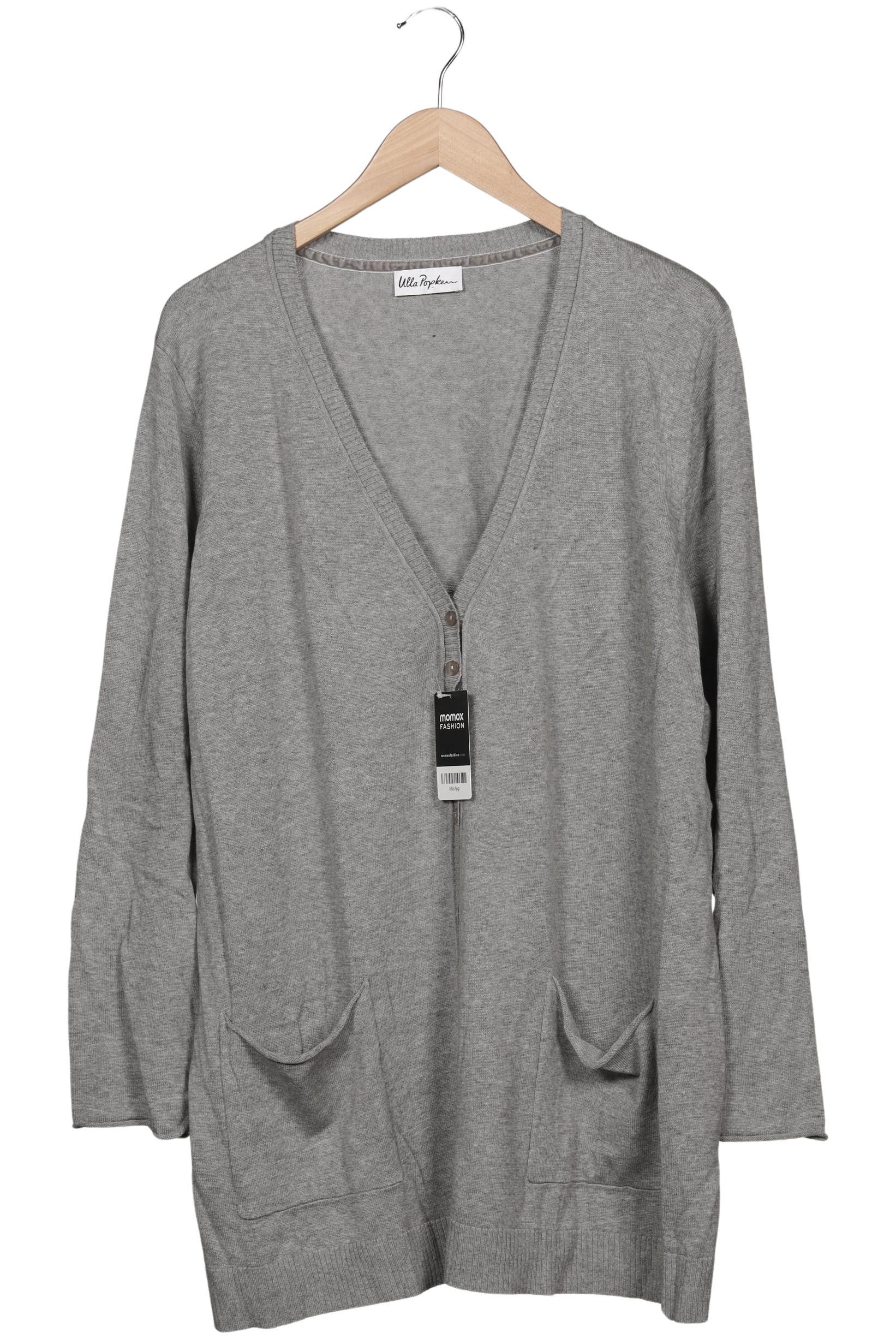 

Ulla Popken Damen Strickjacke, grau, Gr. 50