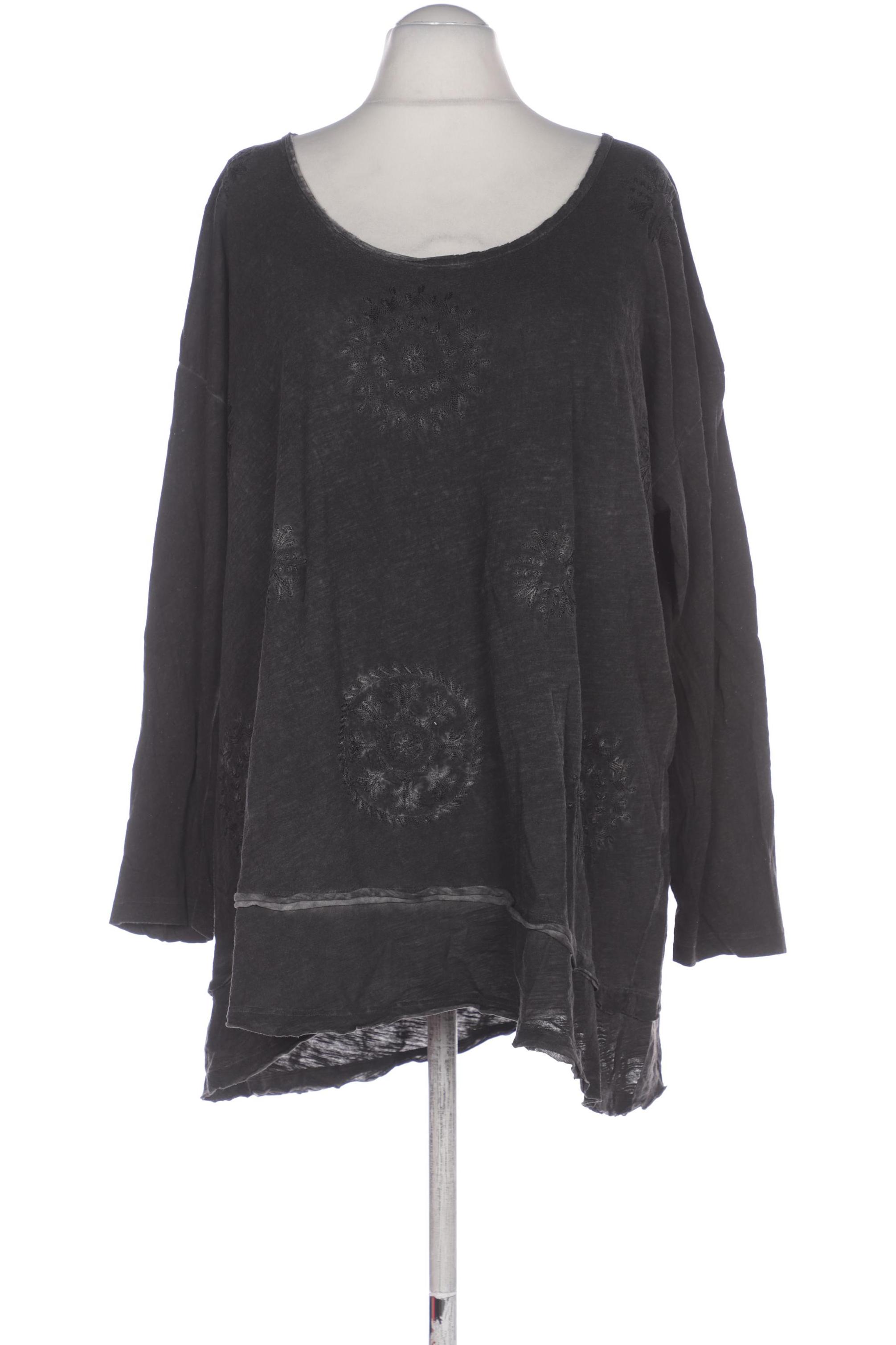 

Ulla Popken Damen Langarmshirt, grau, Gr. 54
