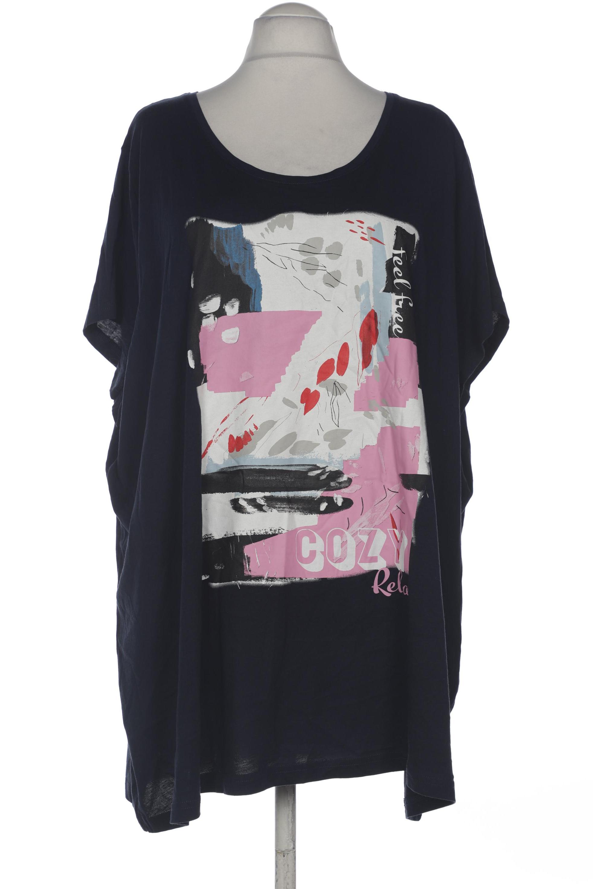 

Ulla Popken Damen T-Shirt, marineblau, Gr. 58