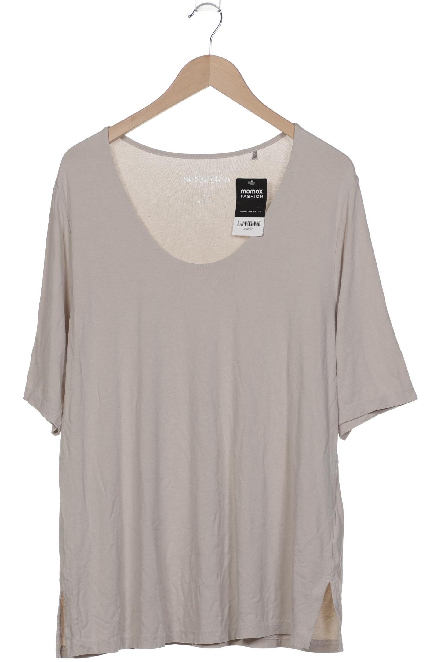 

Ulla Popken Damen T-Shirt, beige, Gr. 46