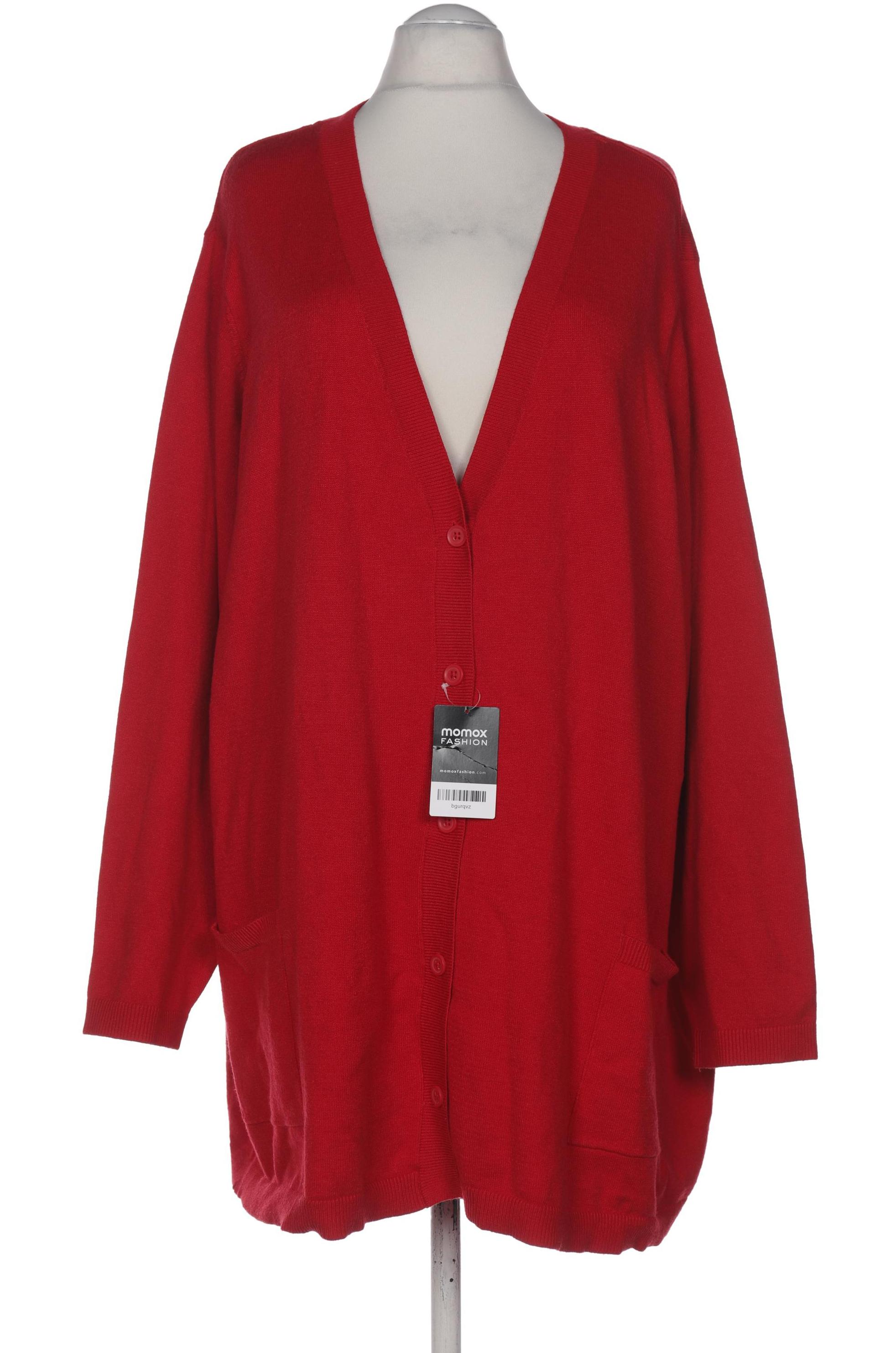 

Ulla Popken Damen Strickjacke, rot, Gr. 54