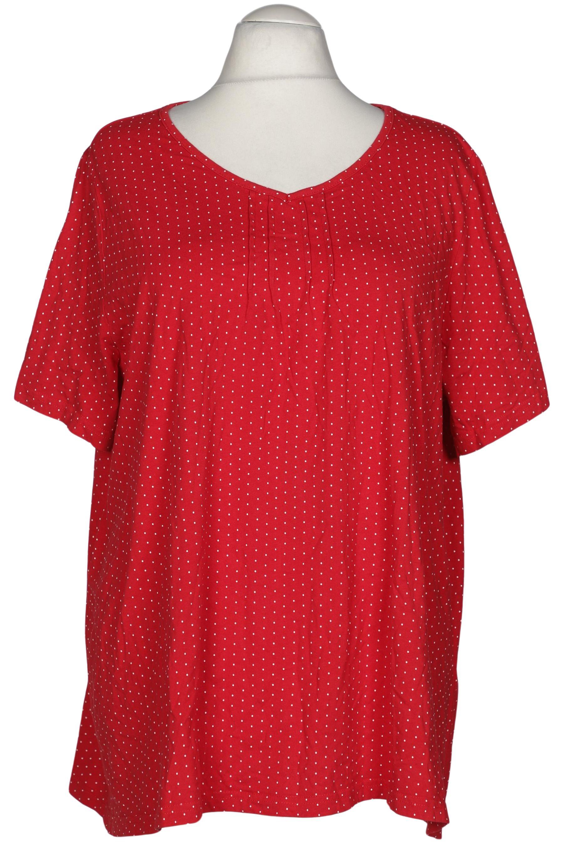 

Ulla Popken Damen T-Shirt, rot, Gr. 52