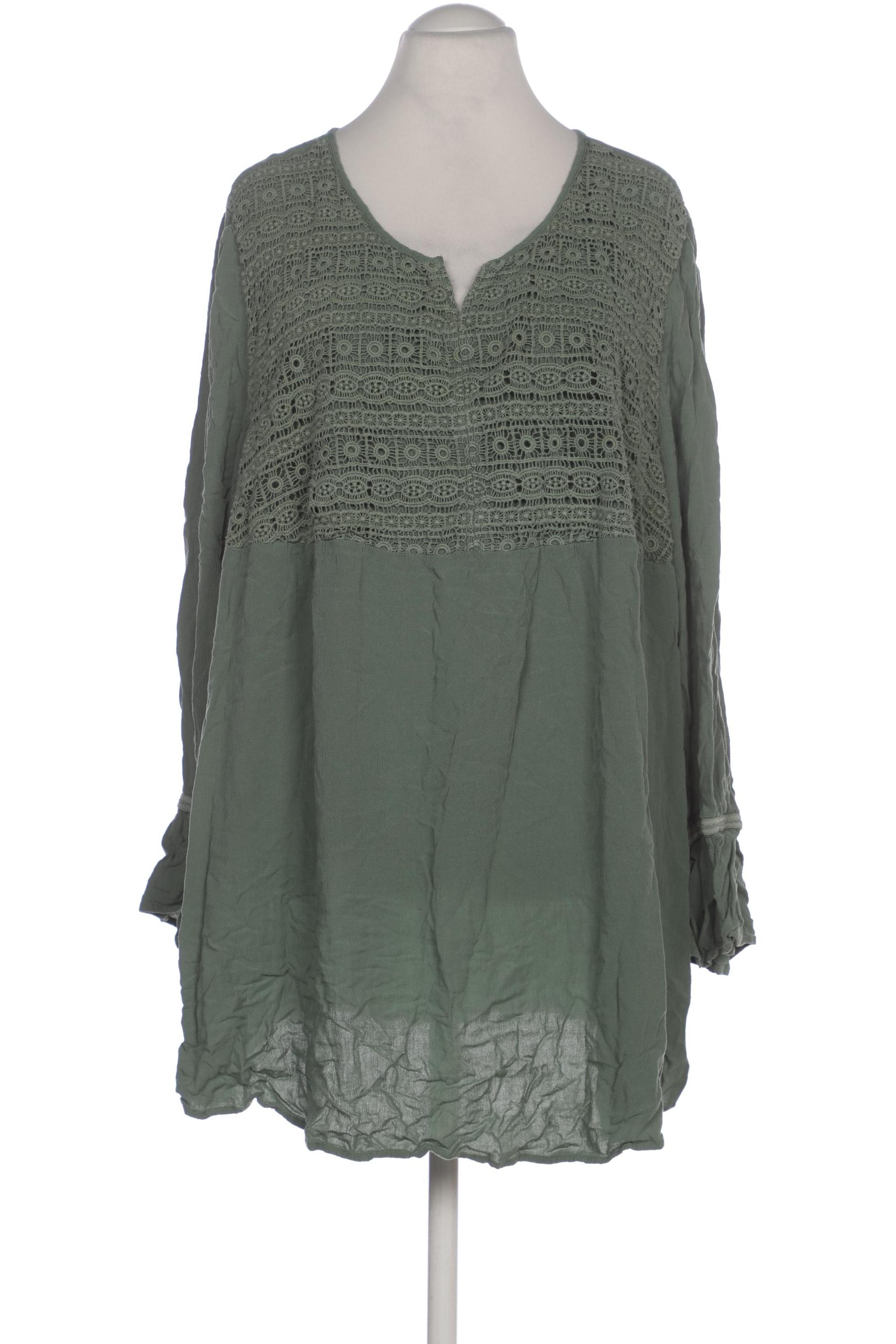 

Ulla Popken Damen Langarmshirt, grün, Gr. 54