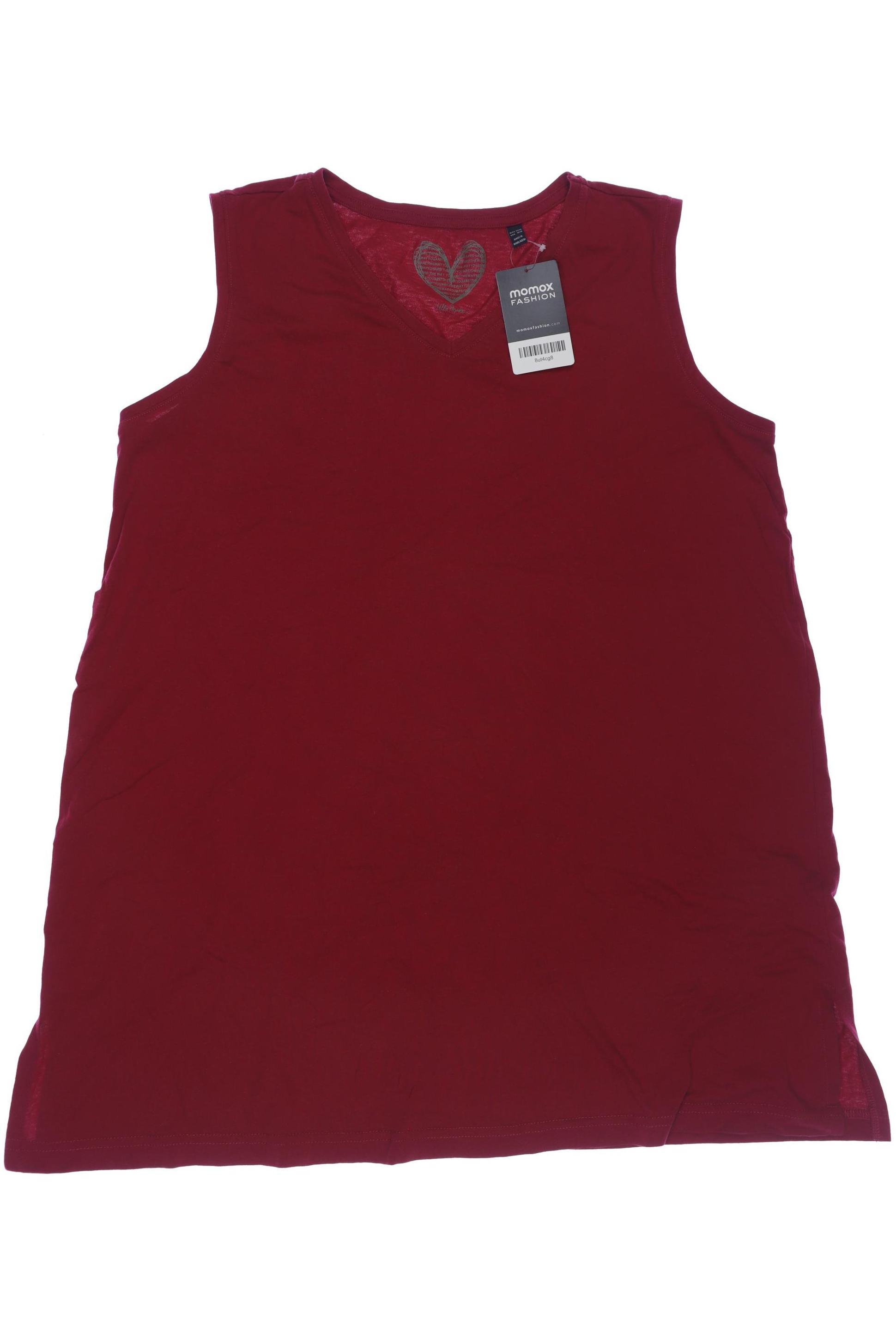 

Ulla Popken Damen Top, bordeaux, Gr. 42