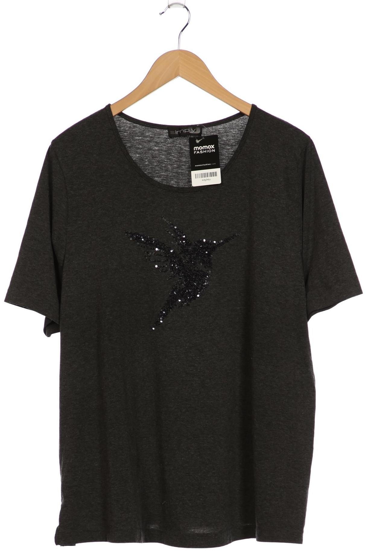 

Ulla Popken Damen T-Shirt, grau, Gr. 50