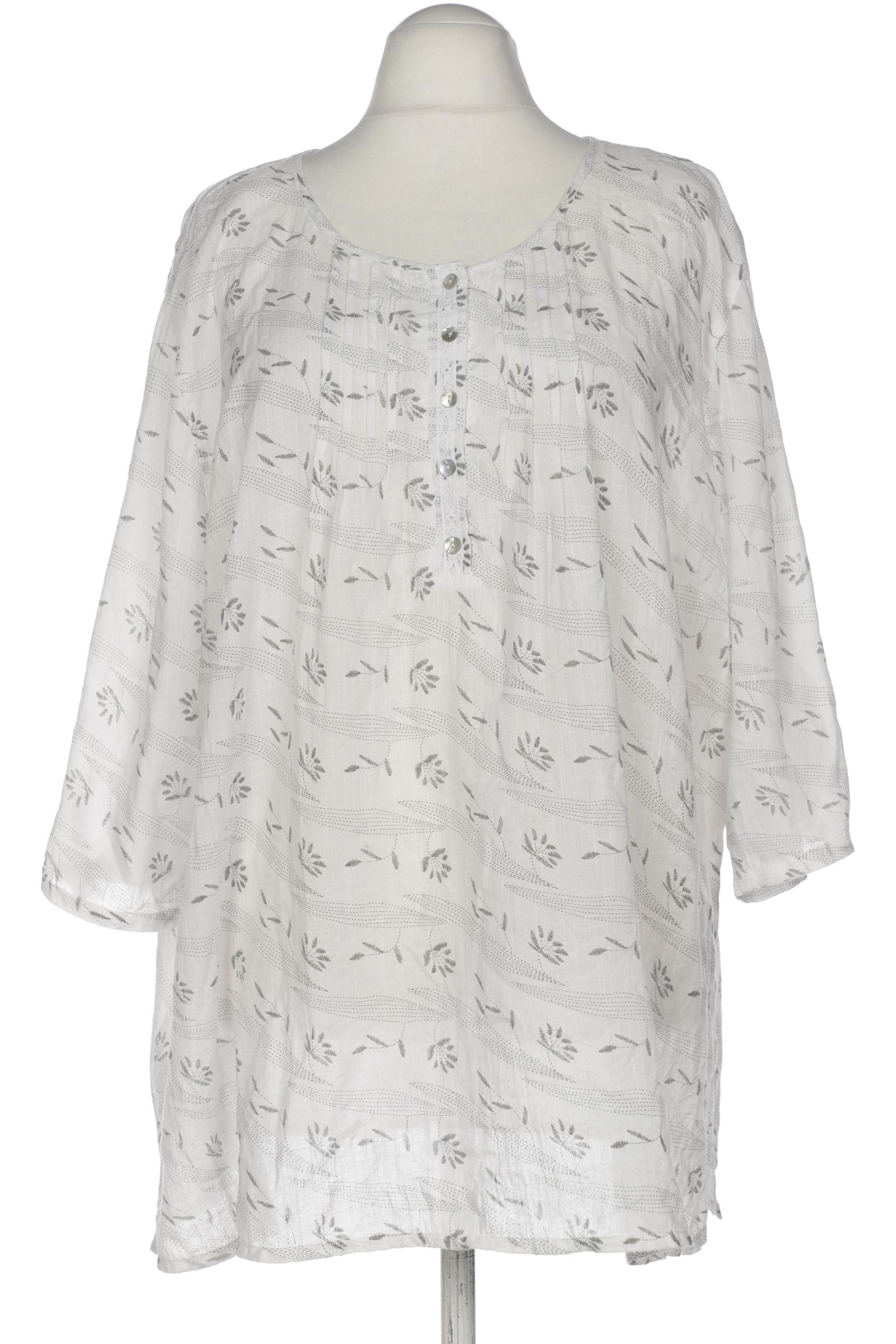 

Ulla Popken Damen Bluse, weiß, Gr. 54