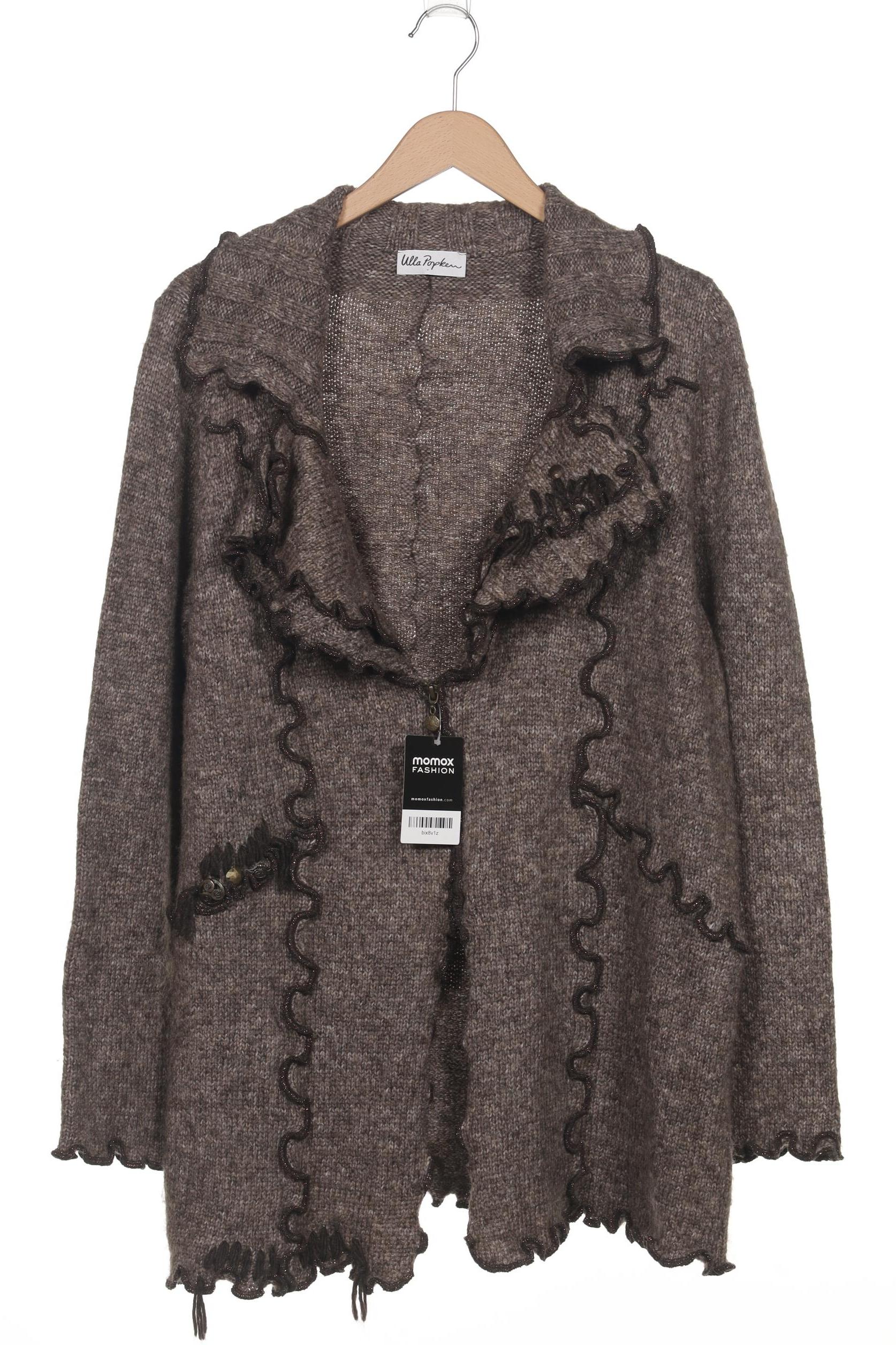 

Ulla Popken Damen Strickjacke, braun, Gr. 46