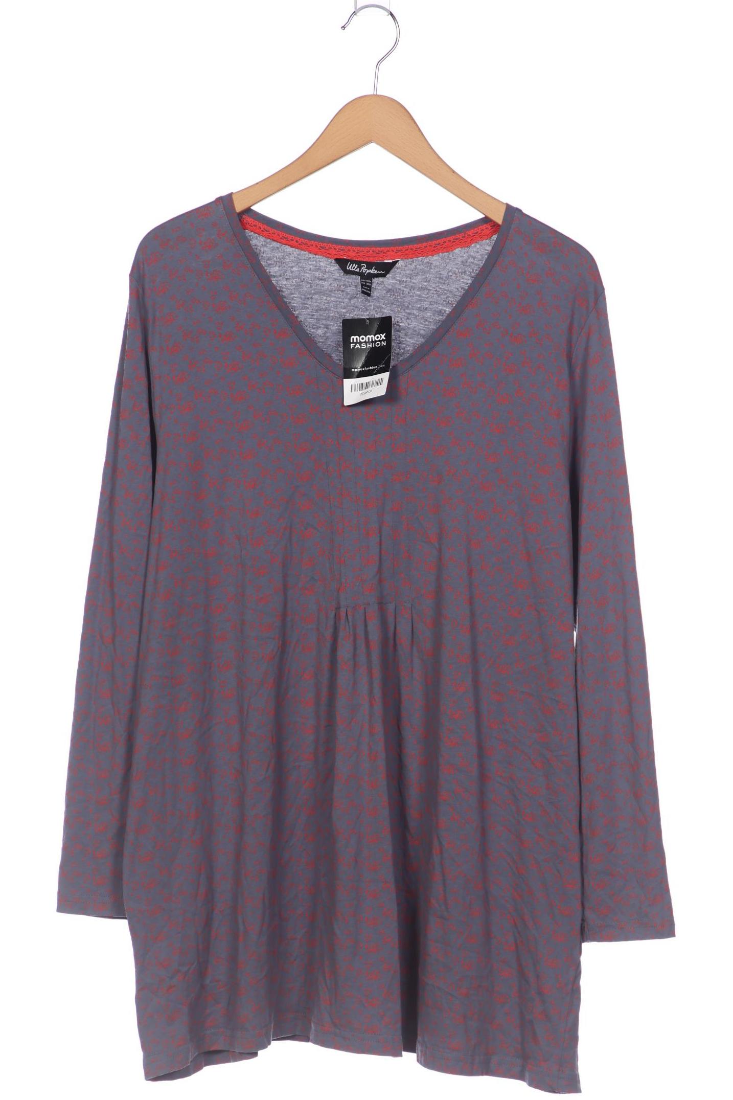 

Ulla Popken Damen Langarmshirt, blau, Gr. 50