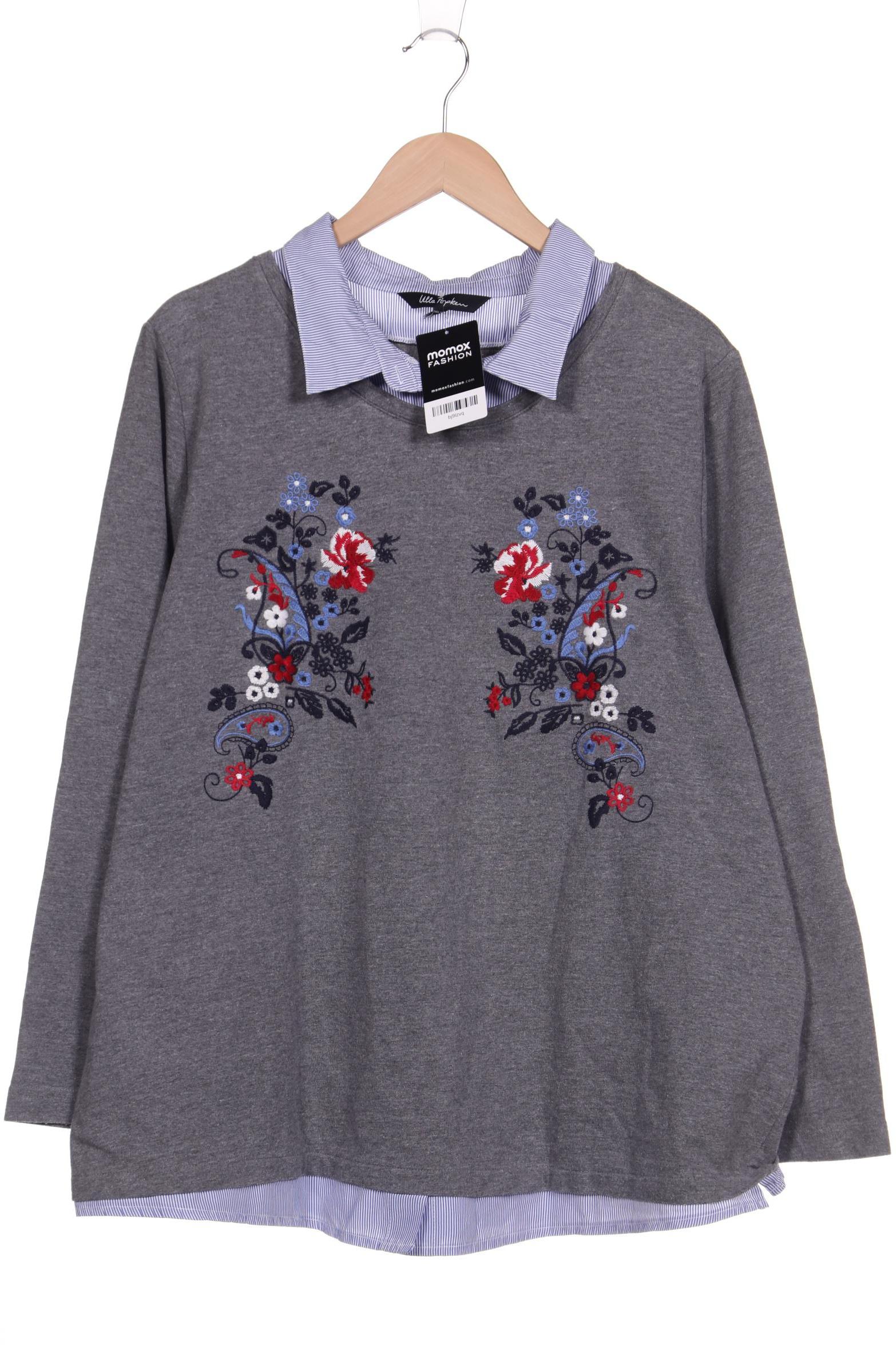 

Ulla Popken Damen Langarmshirt, grau