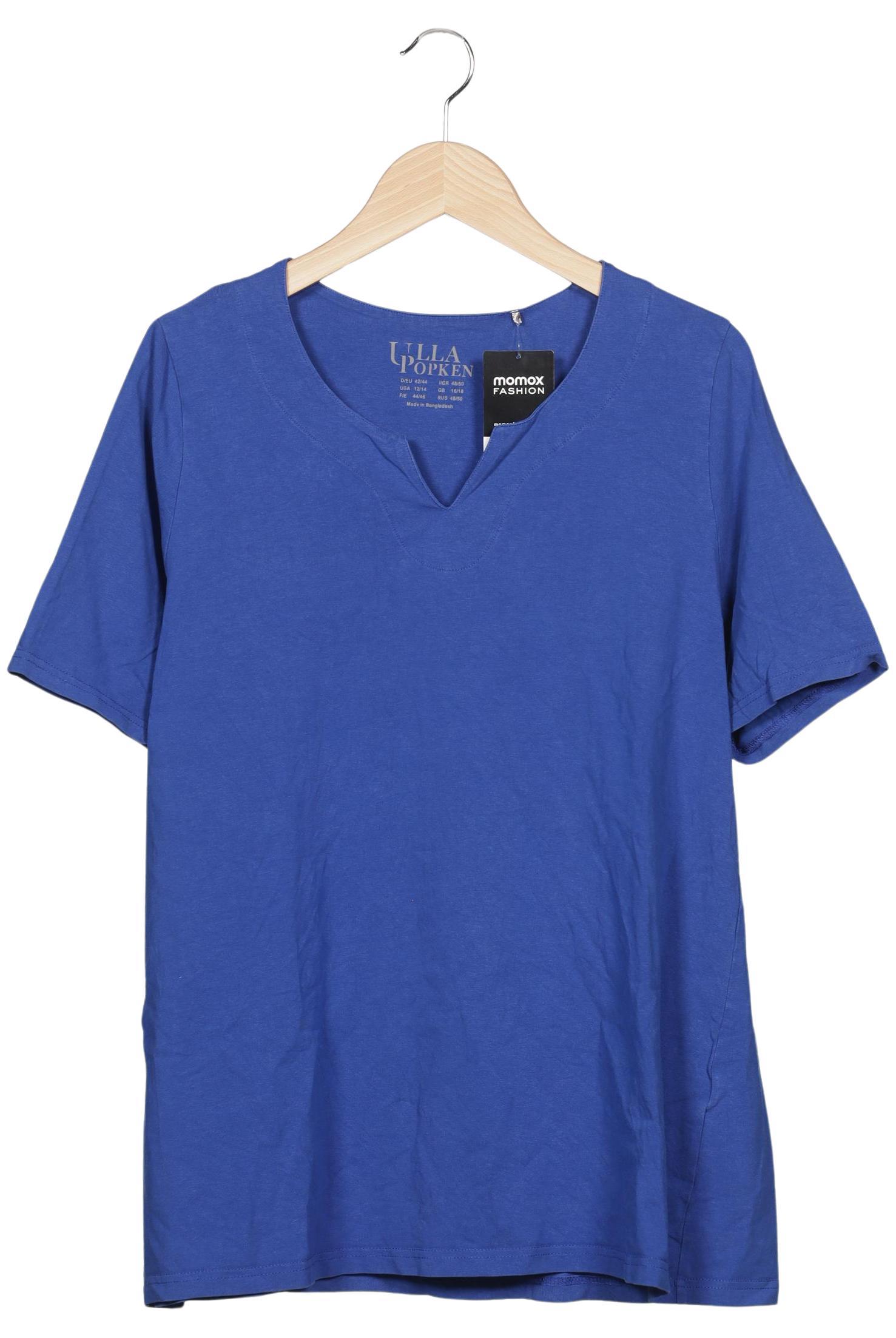 

Ulla Popken Damen T-Shirt, blau, Gr. 42