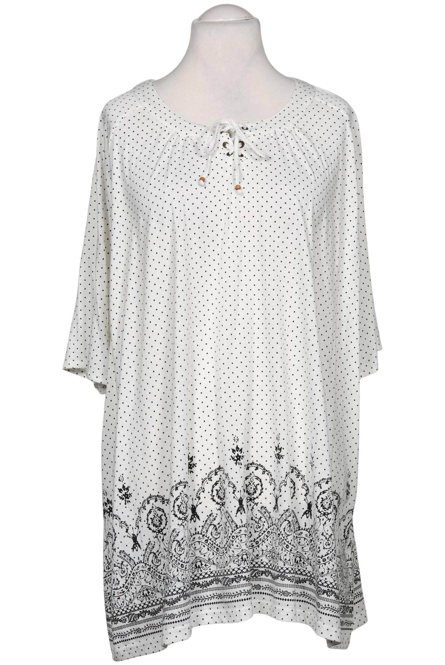 

Ulla Popken Damen Bluse, weiß, Gr. 48