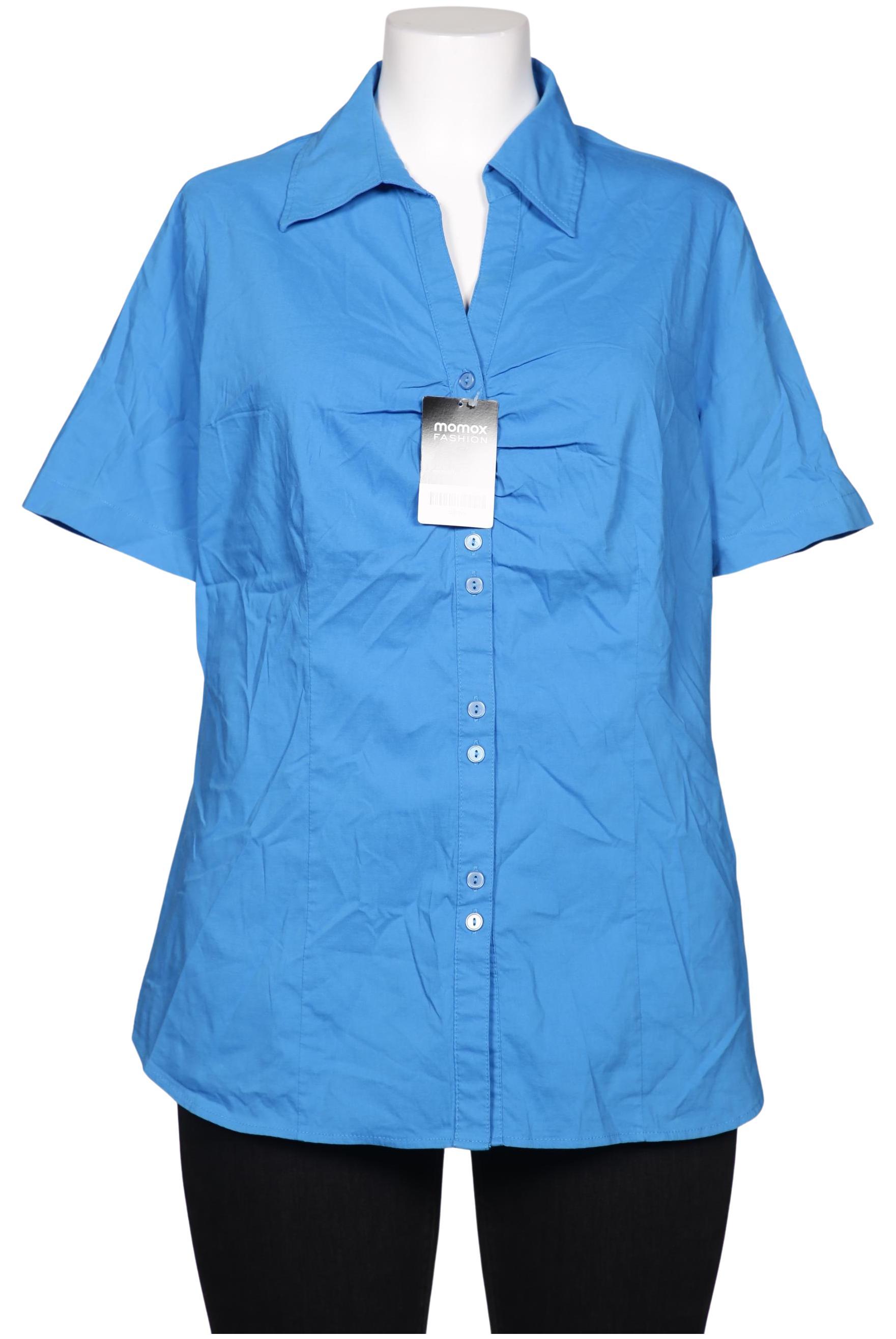 

Ulla Popken Damen Bluse, blau, Gr. 46