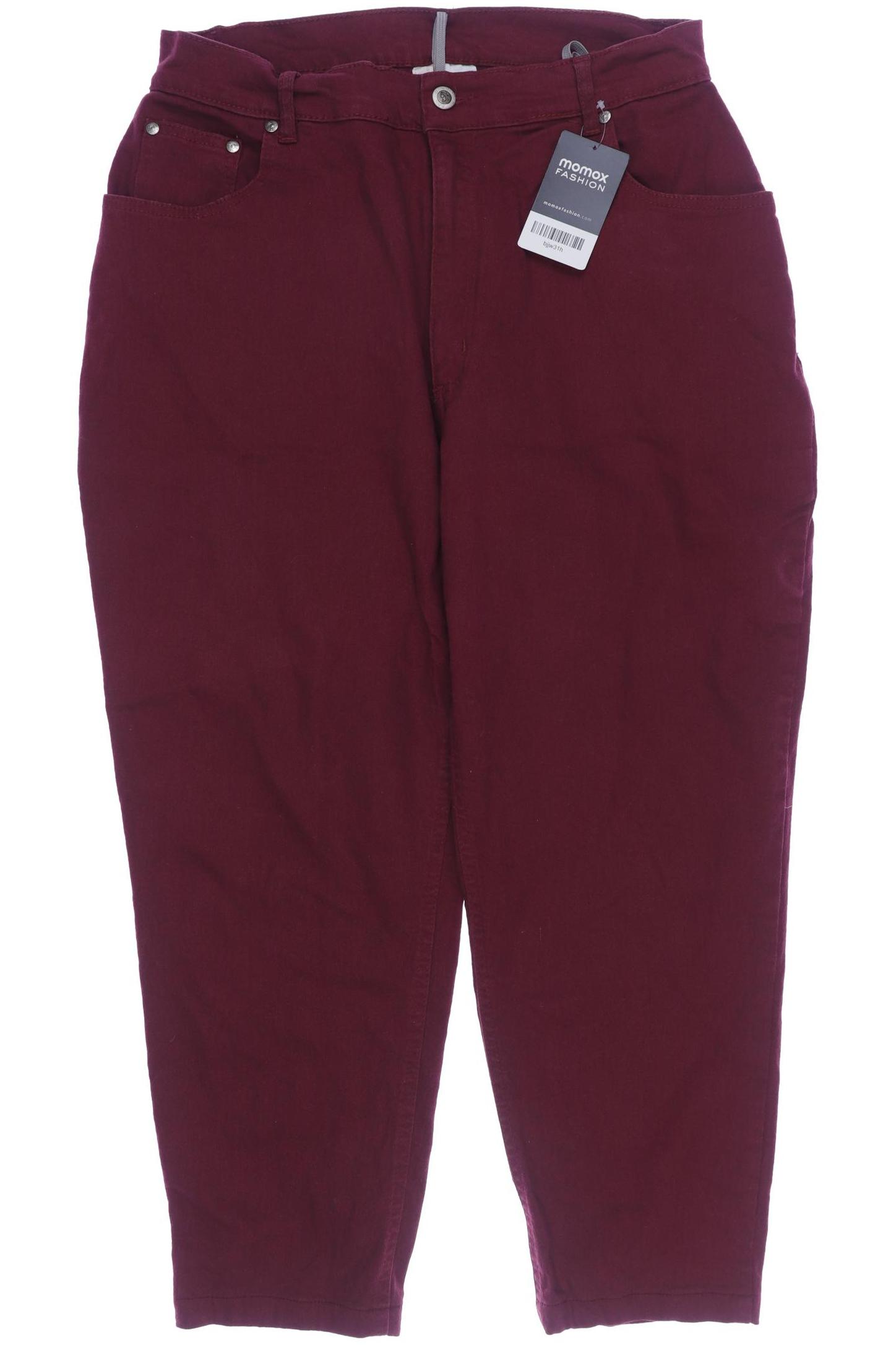 

Ulla Popken Damen Jeans, bordeaux, Gr. 22