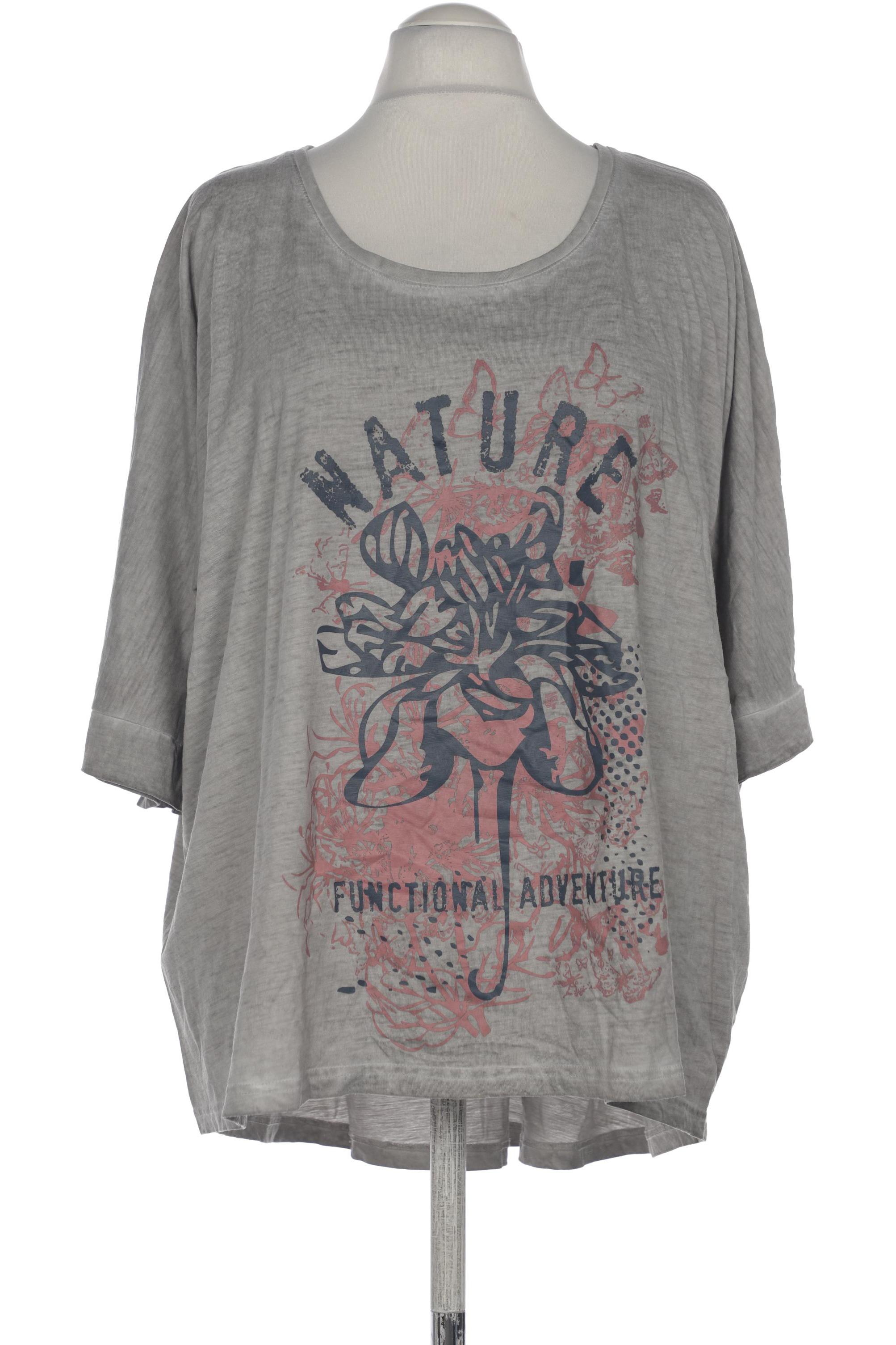 

Ulla Popken Damen T-Shirt, grau, Gr. 54