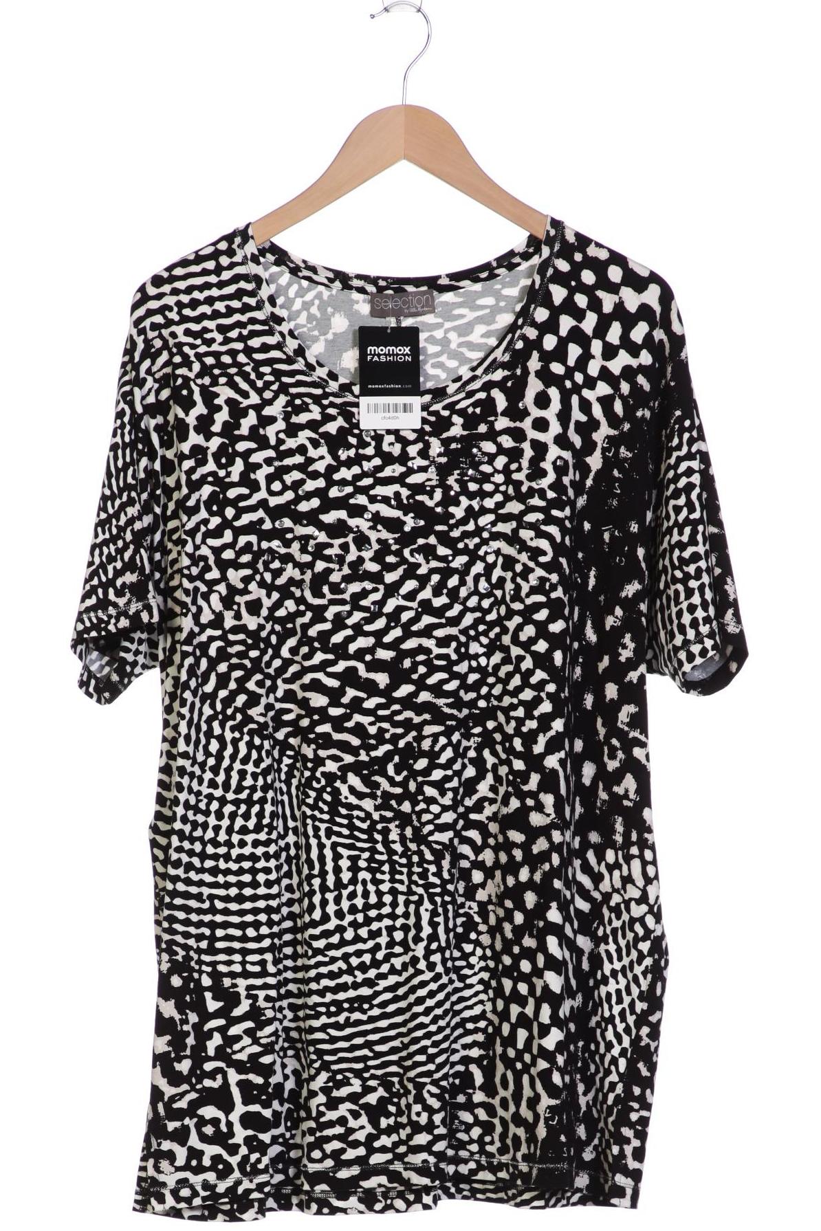 

Ulla Popken Damen T-Shirt, schwarz, Gr. 46