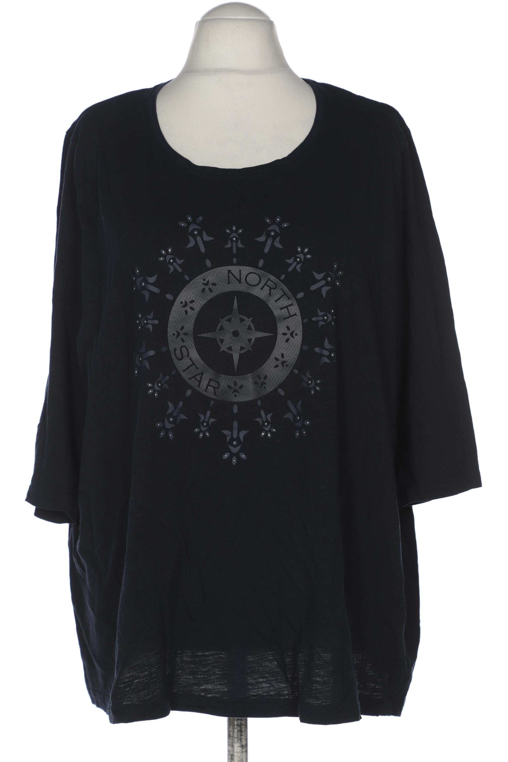 

Ulla Popken Damen T-Shirt, marineblau, Gr. 54