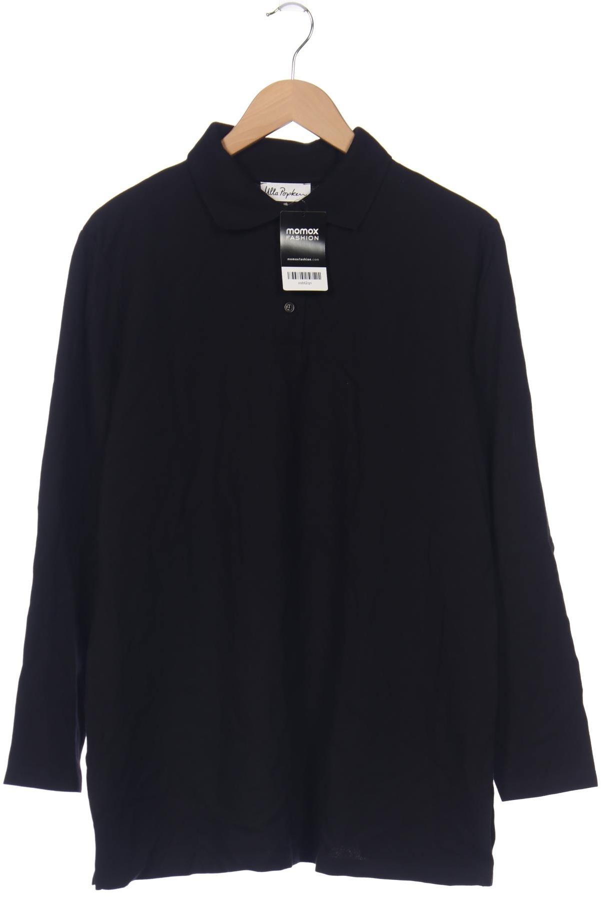 

Ulla Popken Damen Poloshirt, schwarz, Gr. 46