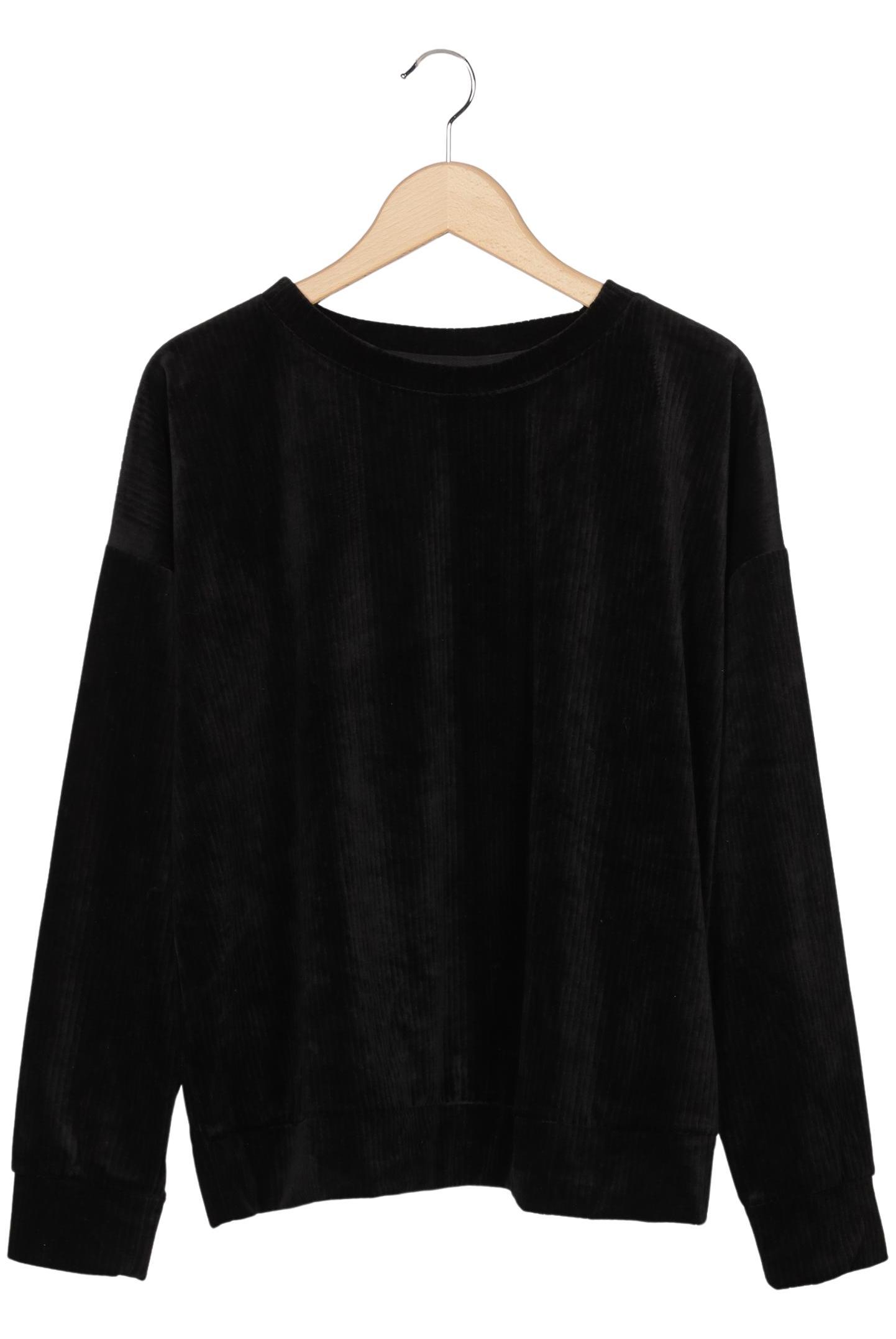 

Ulla Popken Damen Sweatshirt, schwarz, Gr. 46