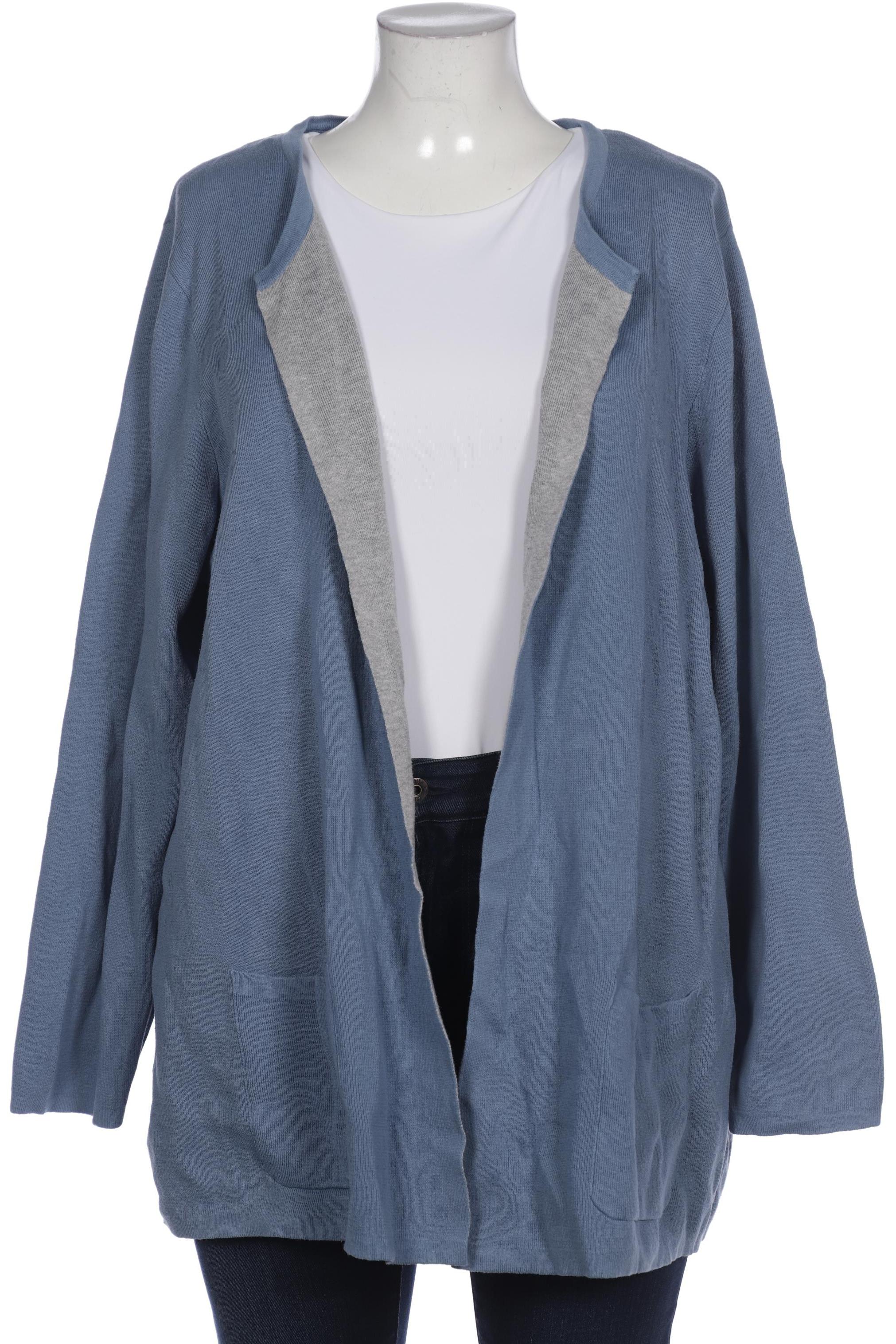 

Ulla Popken Damen Strickjacke, blau, Gr. 50