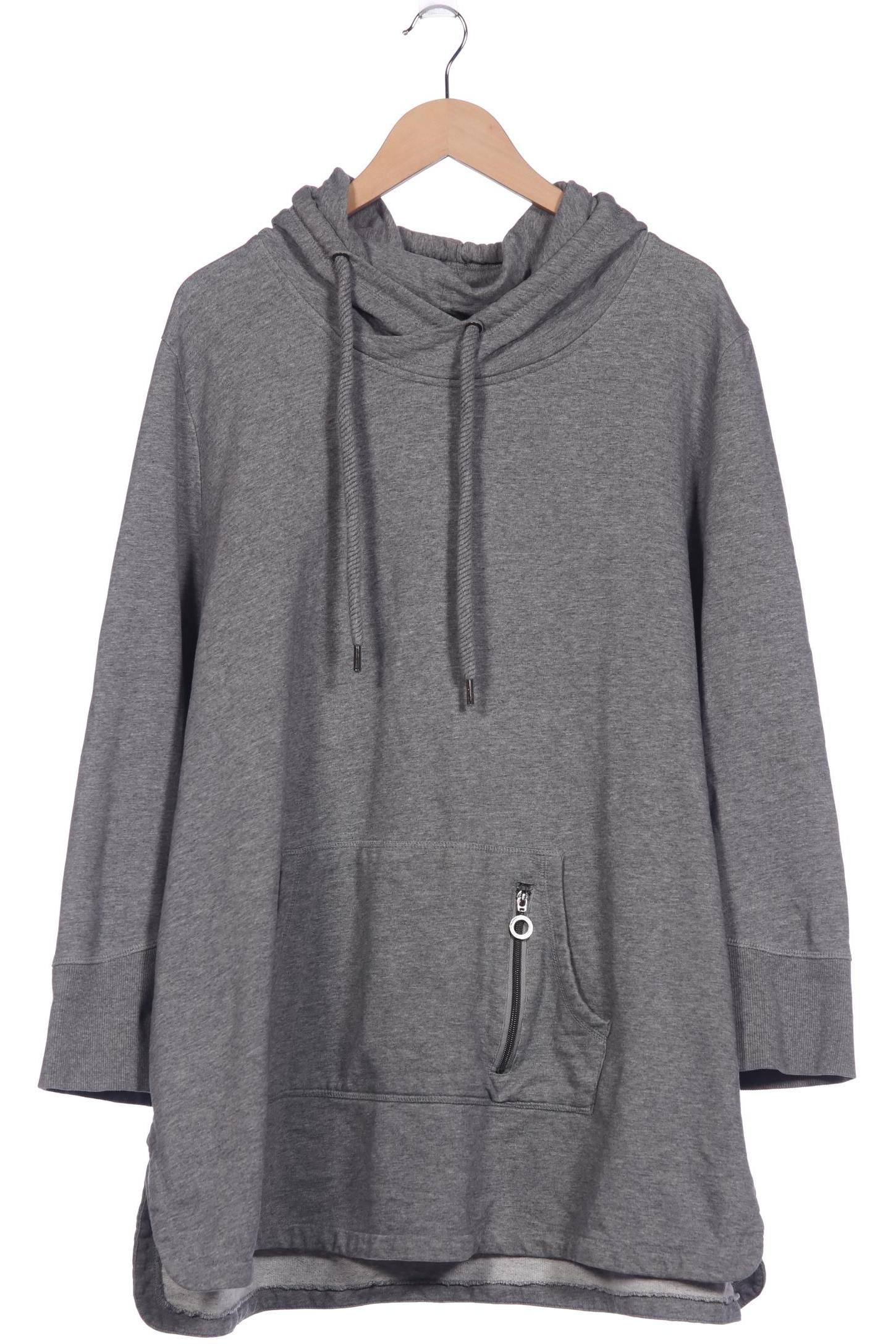 

Ulla Popken Damen Kapuzenpullover, grau, Gr. 54