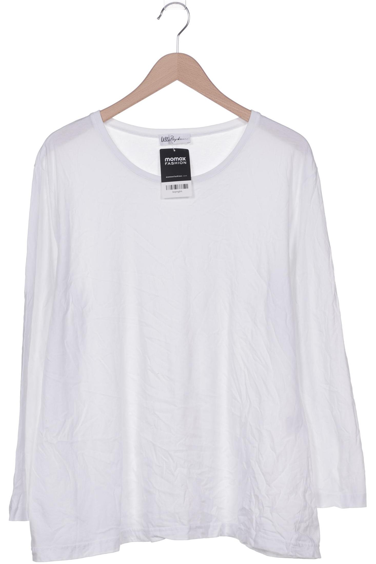 

Ulla Popken Damen Langarmshirt, weiß, Gr. 50