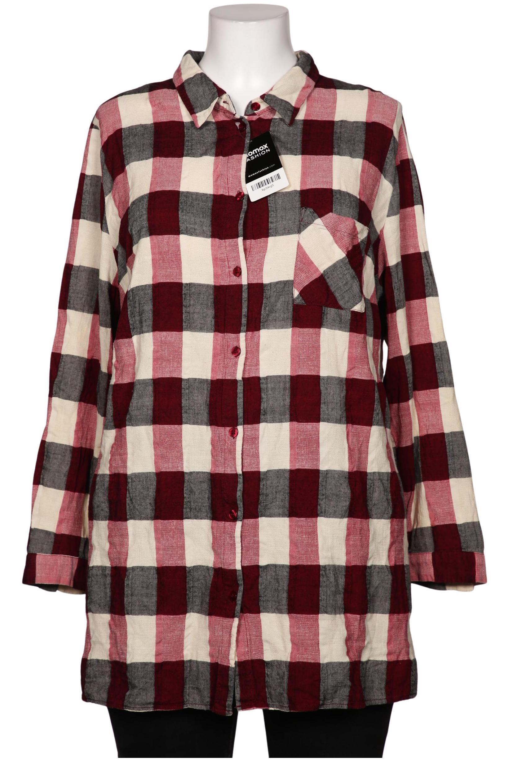

Ulla Popken Damen Bluse, bordeaux, Gr. 50