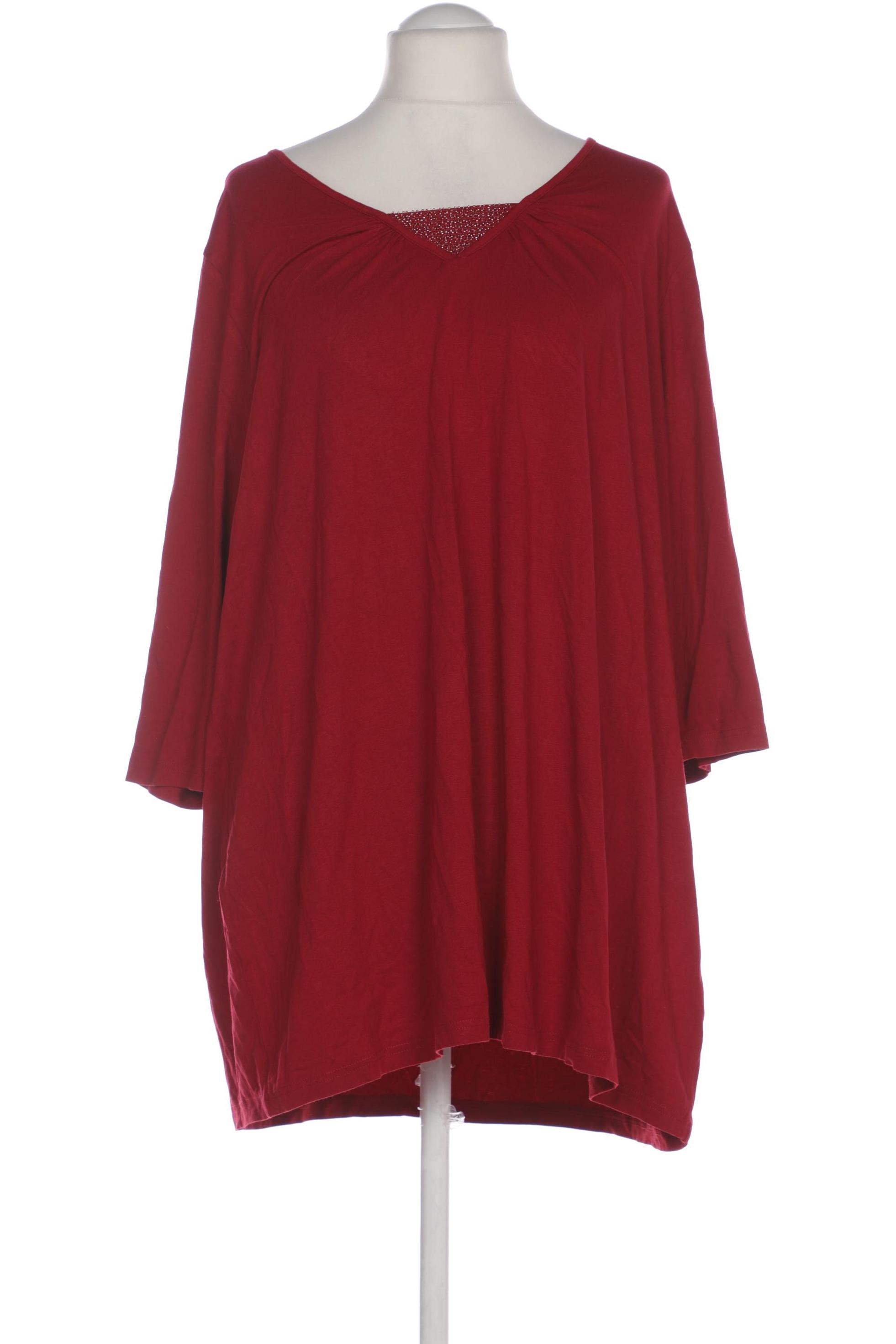 

Ulla Popken Damen Langarmshirt, rot, Gr. 50