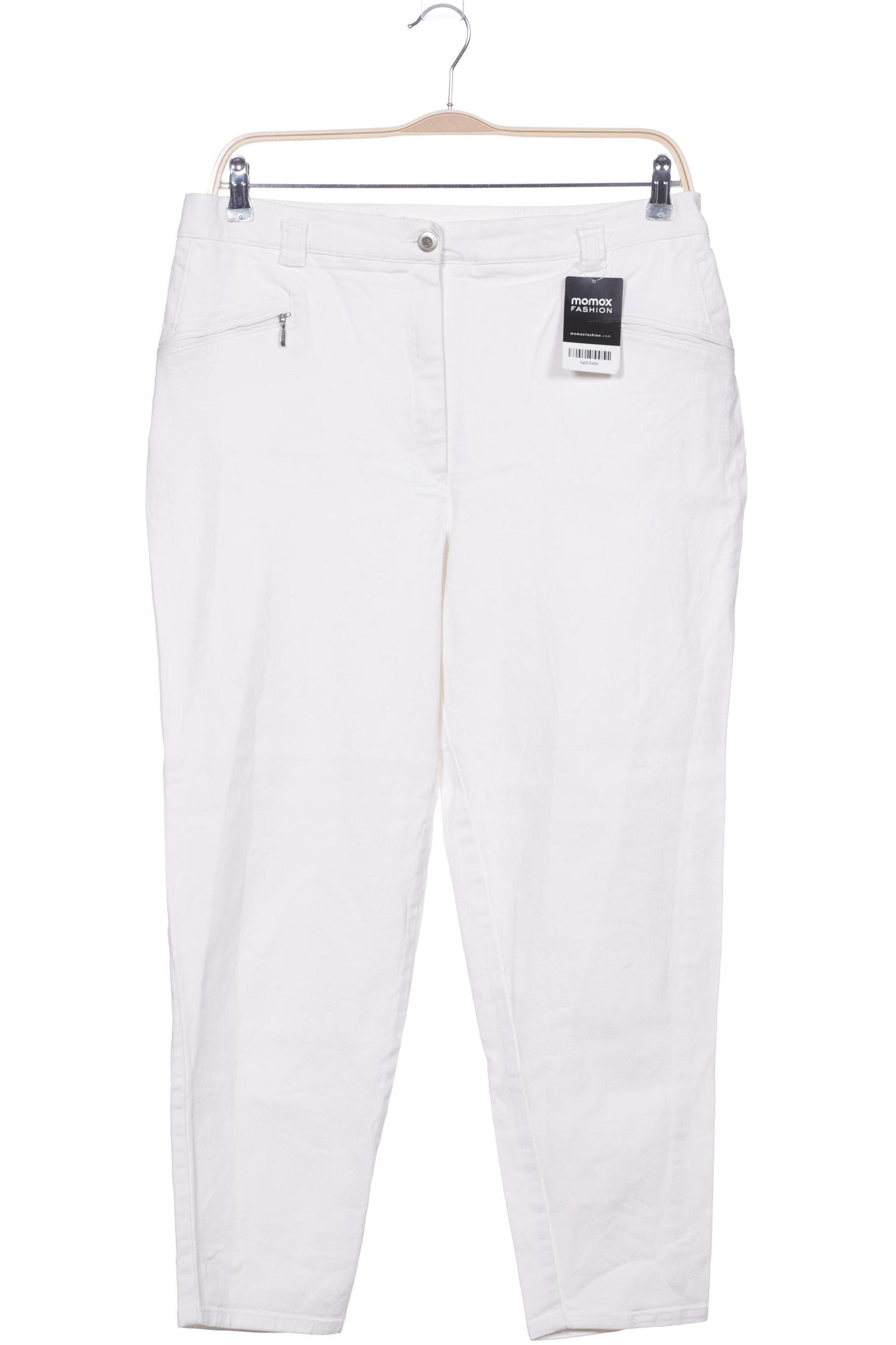 

Ulla Popken Damen Jeans, weiß, Gr. 24