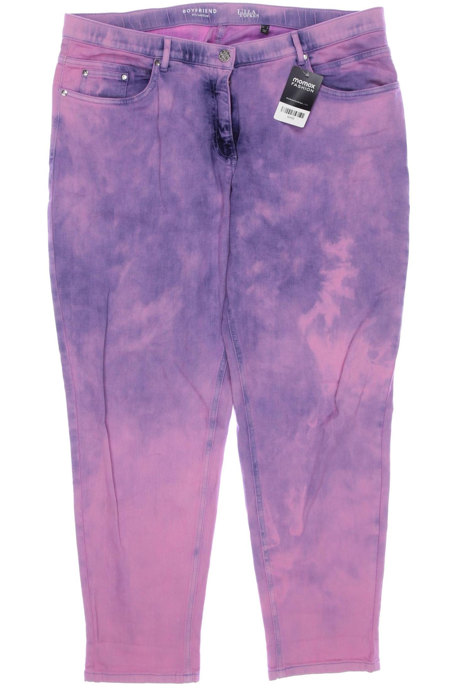 

Ulla Popken Damen Jeans, pink, Gr. 50