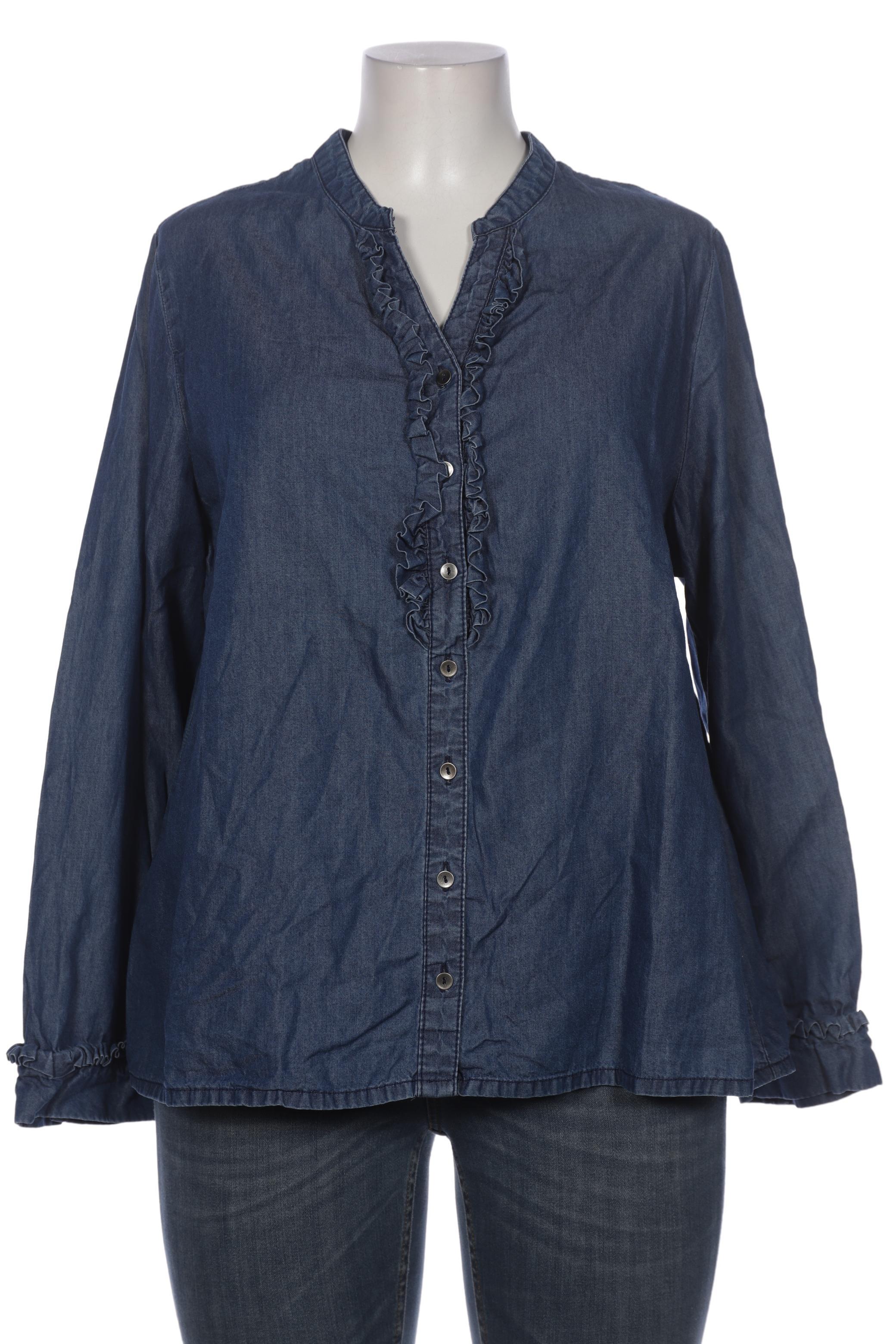 

Ulla Popken Damen Bluse, blau, Gr. 46