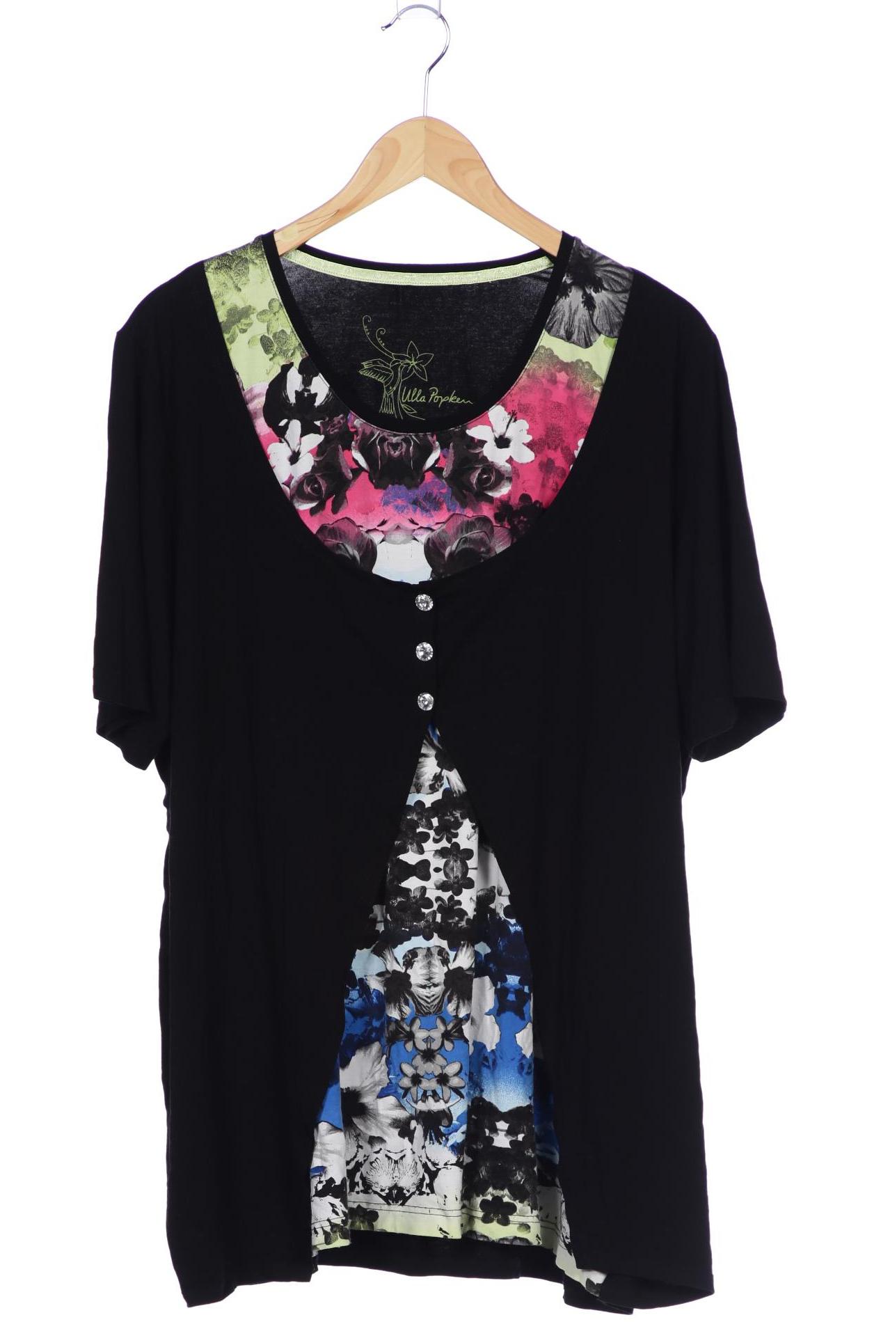

Ulla Popken Damen T-Shirt, schwarz, Gr. 46