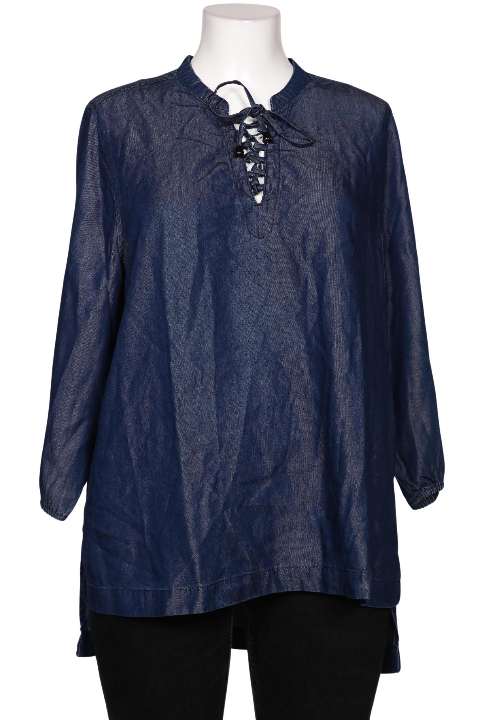 

Ulla Popken Damen Bluse, marineblau, Gr. 46