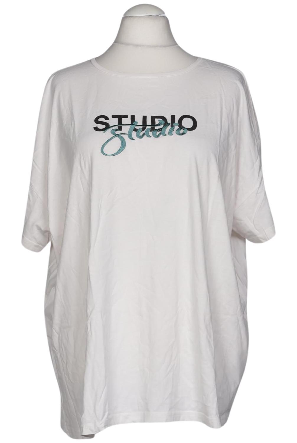 

Ulla Popken Damen T-Shirt, weiß, Gr. 54