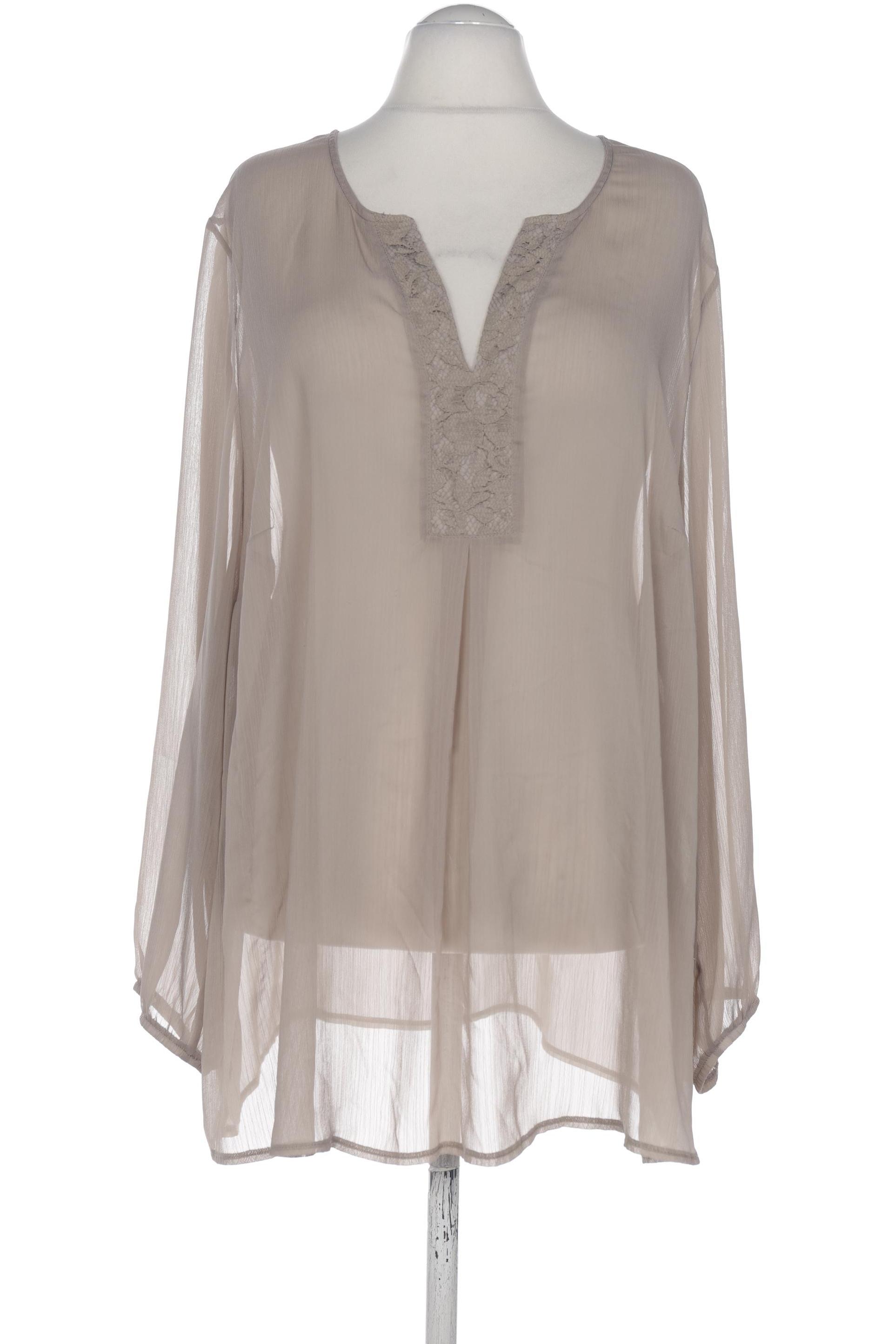 

Ulla Popken Damen Bluse, beige, Gr. 54