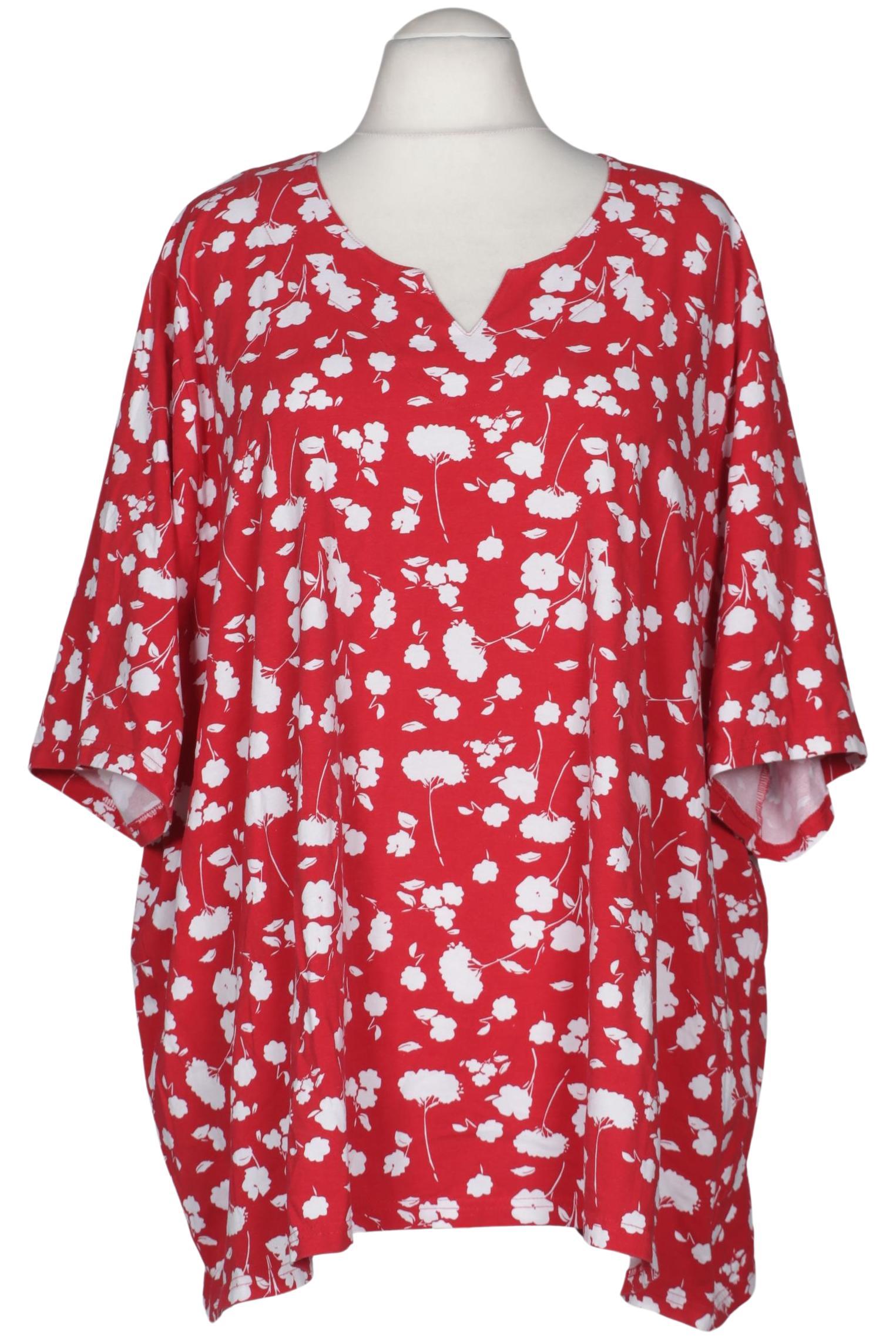 

Ulla Popken Damen T-Shirt, rot, Gr. 60