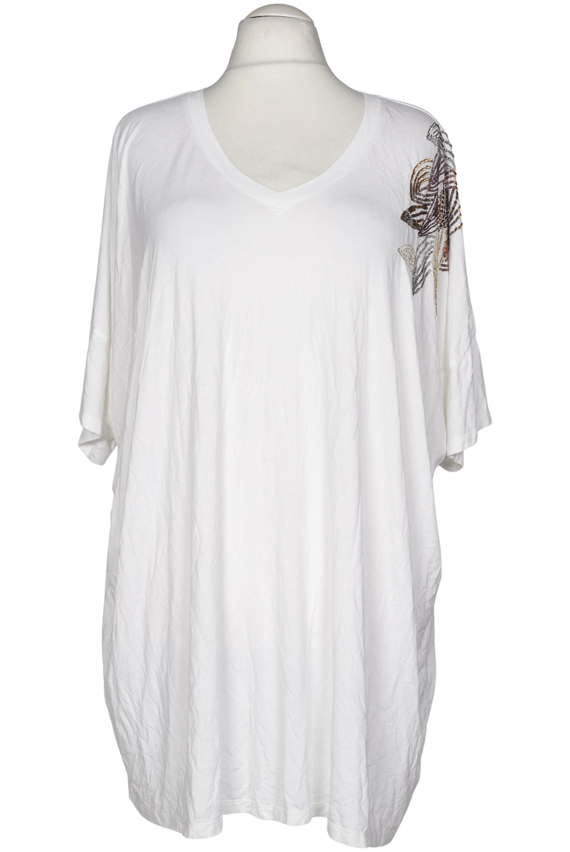 

Ulla Popken Damen T-Shirt, weiß, Gr. 58