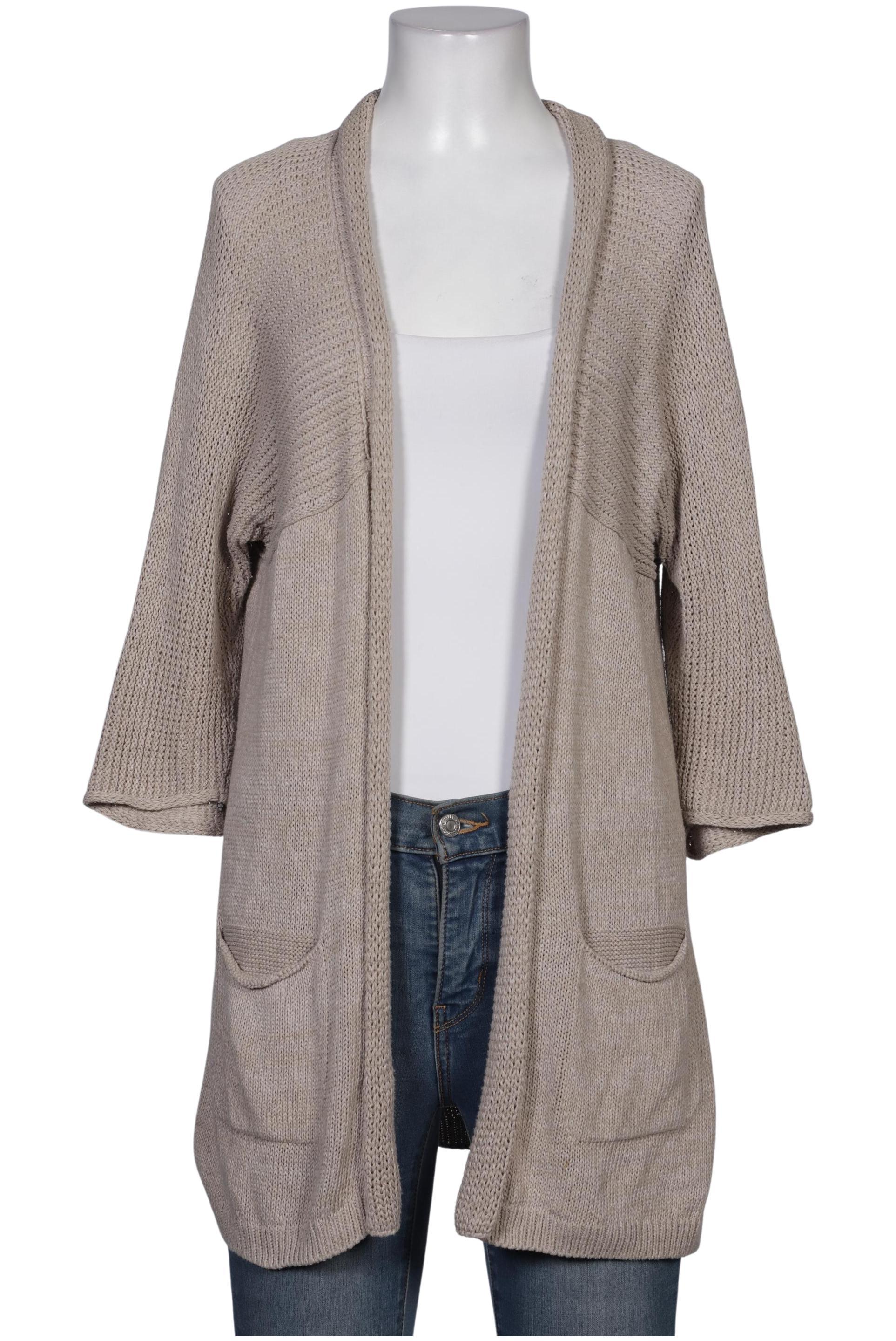 

Ulla Popken Damen Strickjacke, beige, Gr. 38