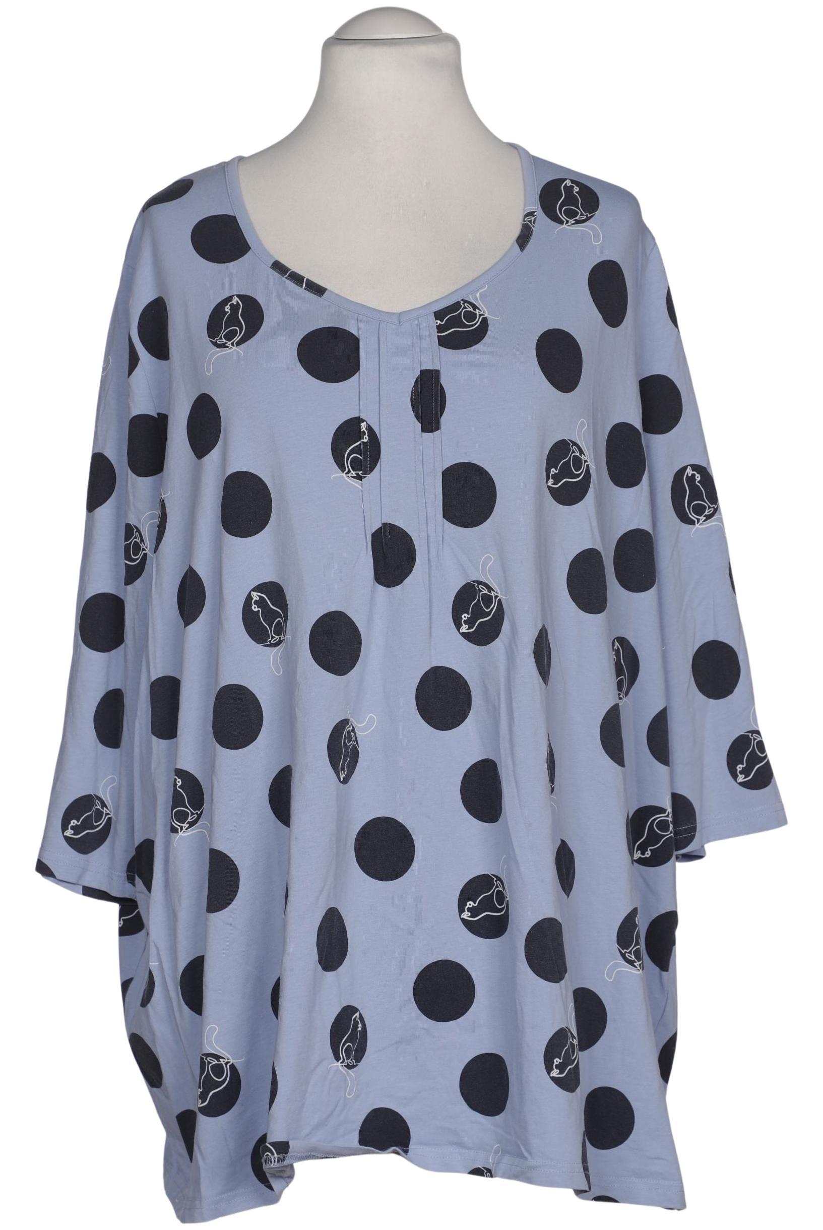 

Ulla Popken Damen T-Shirt, blau, Gr. 54