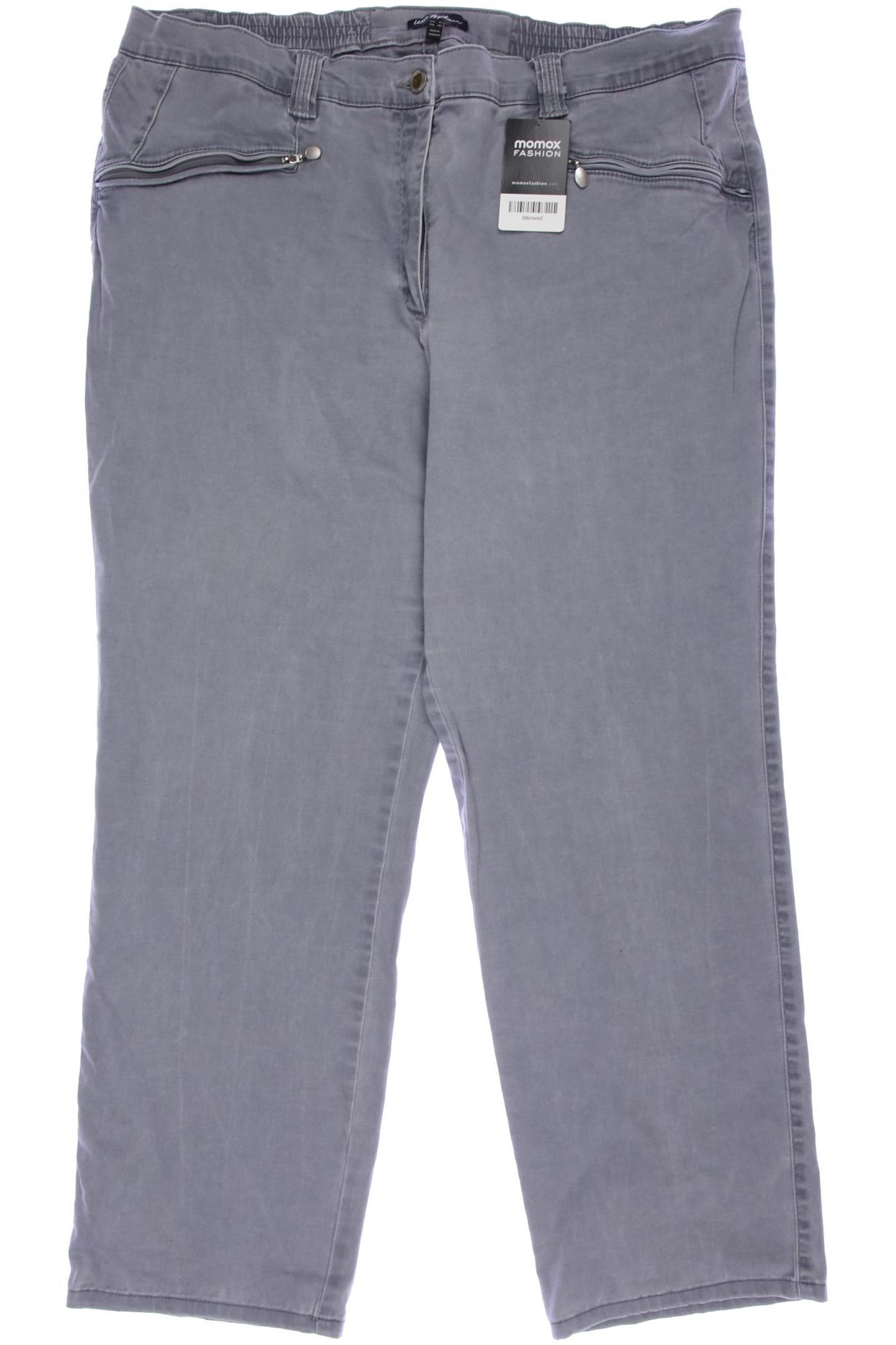 

Ulla Popken Damen Stoffhose, grau, Gr. 24