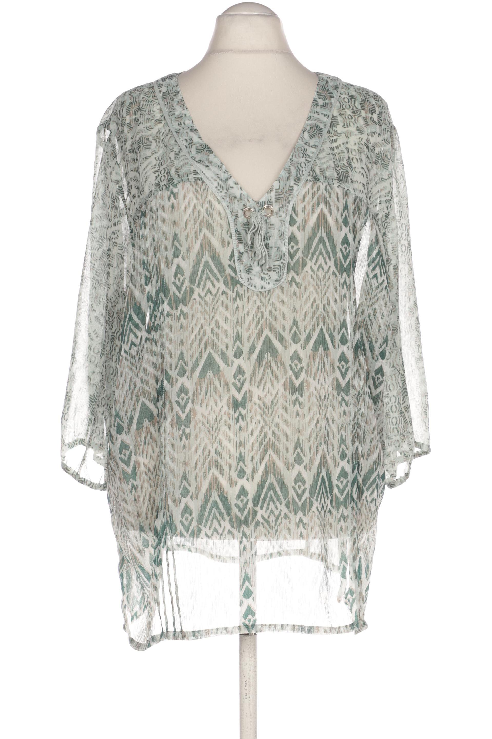 

Ulla Popken Damen Bluse, türkis, Gr. 52