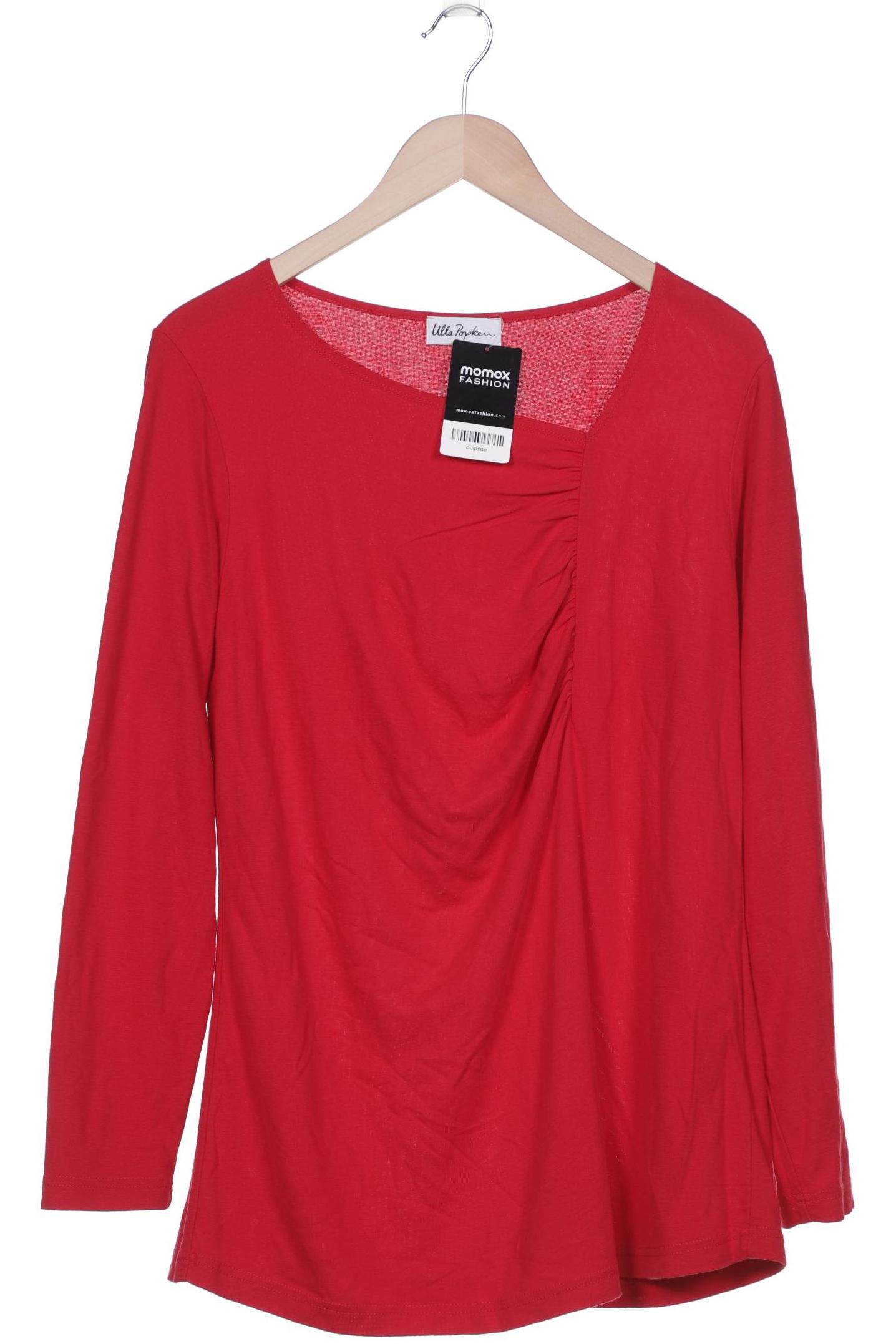 

Ulla Popken Damen Langarmshirt, rot