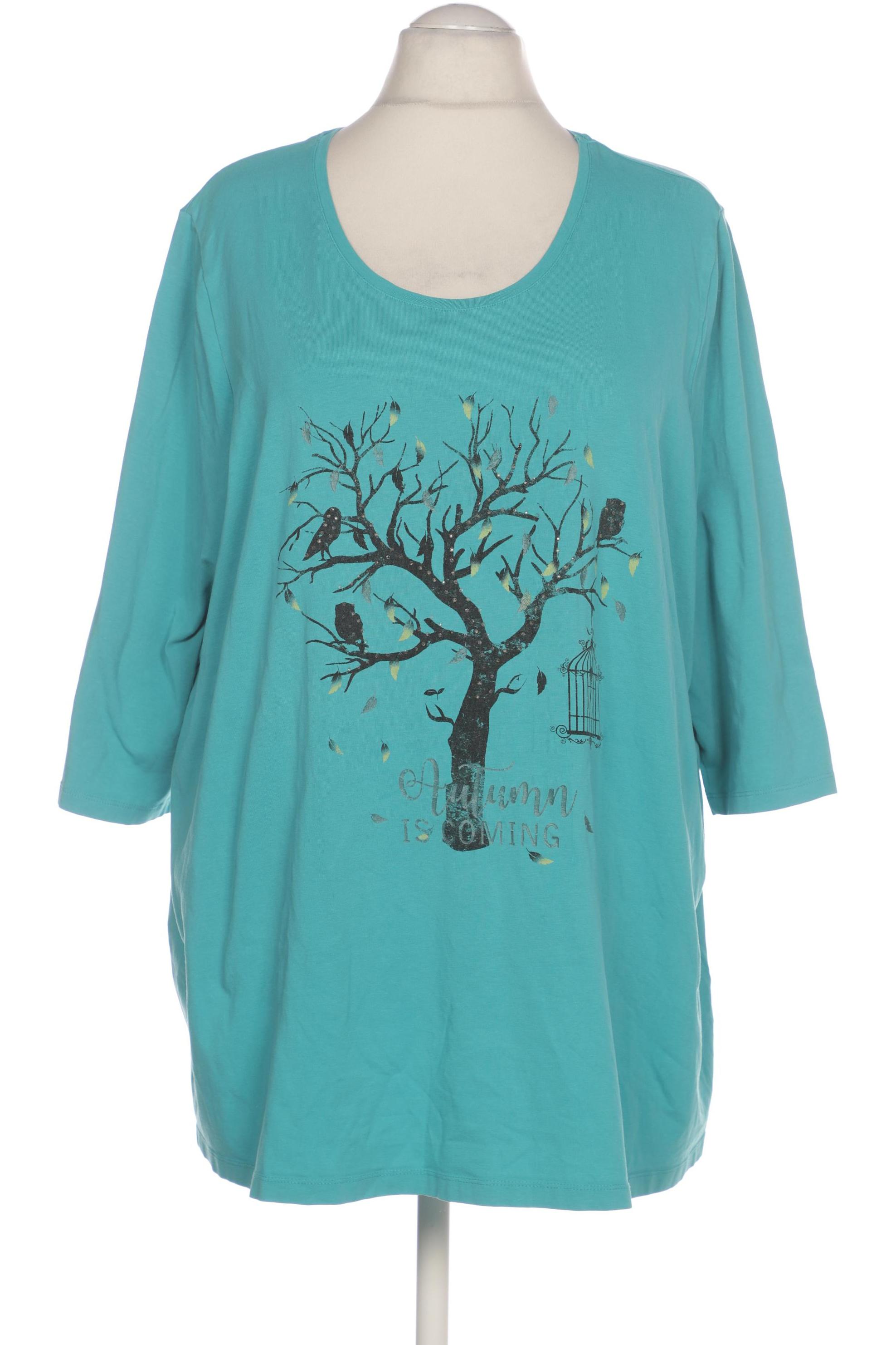 

Ulla Popken Damen T-Shirt, blau