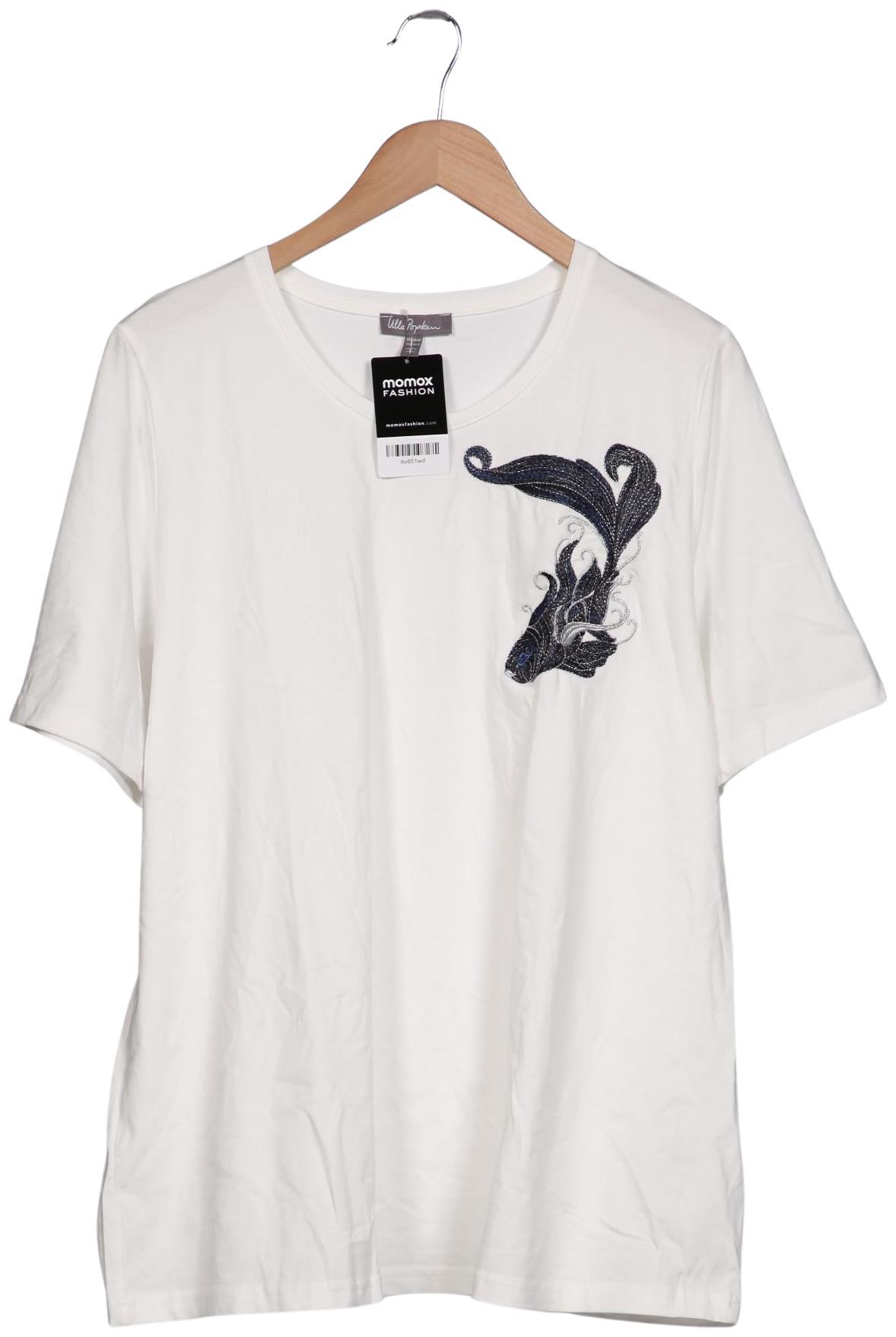 

Ulla Popken Damen T-Shirt, weiß, Gr. 46