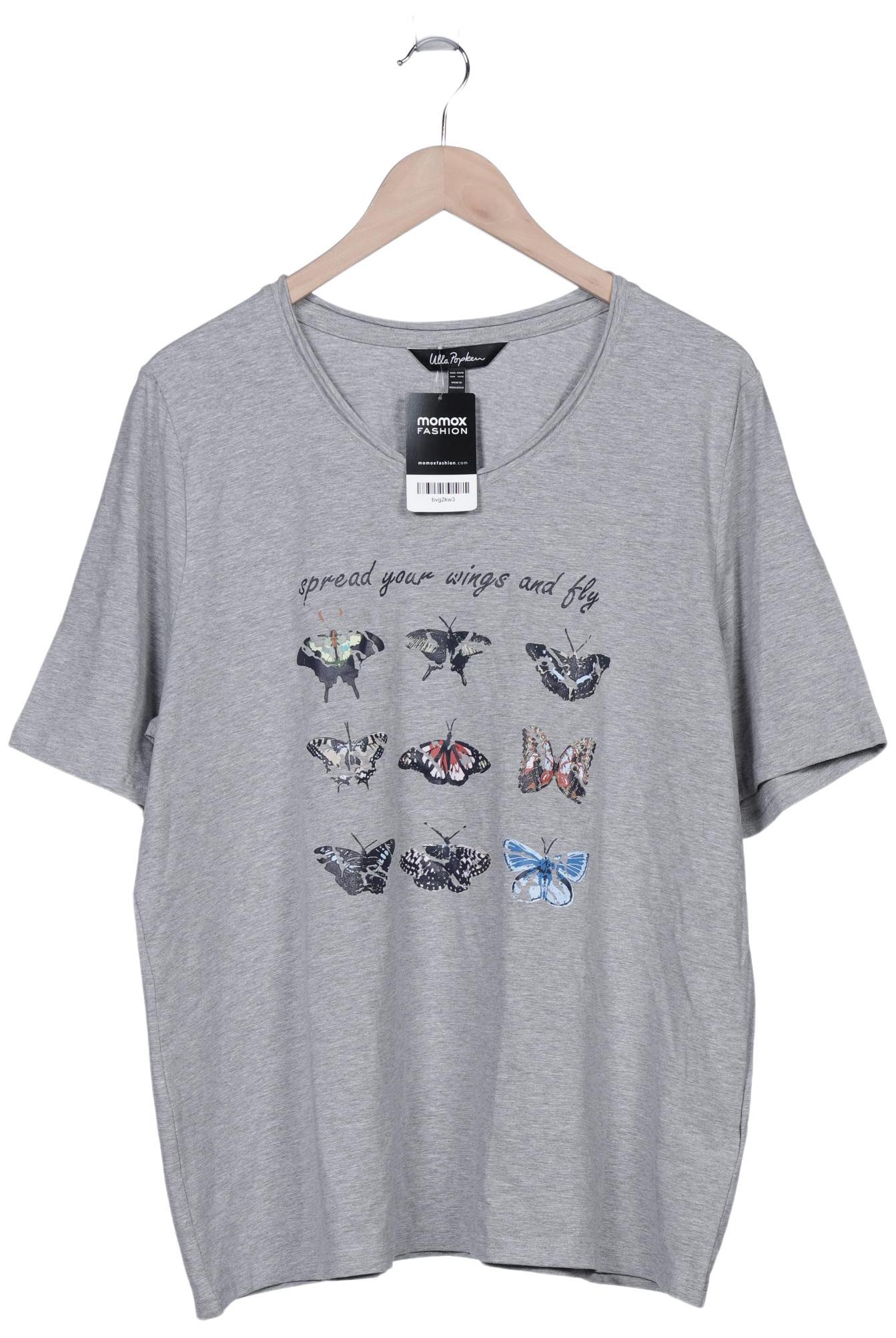 

Ulla Popken Damen T-Shirt, grau, Gr. 46