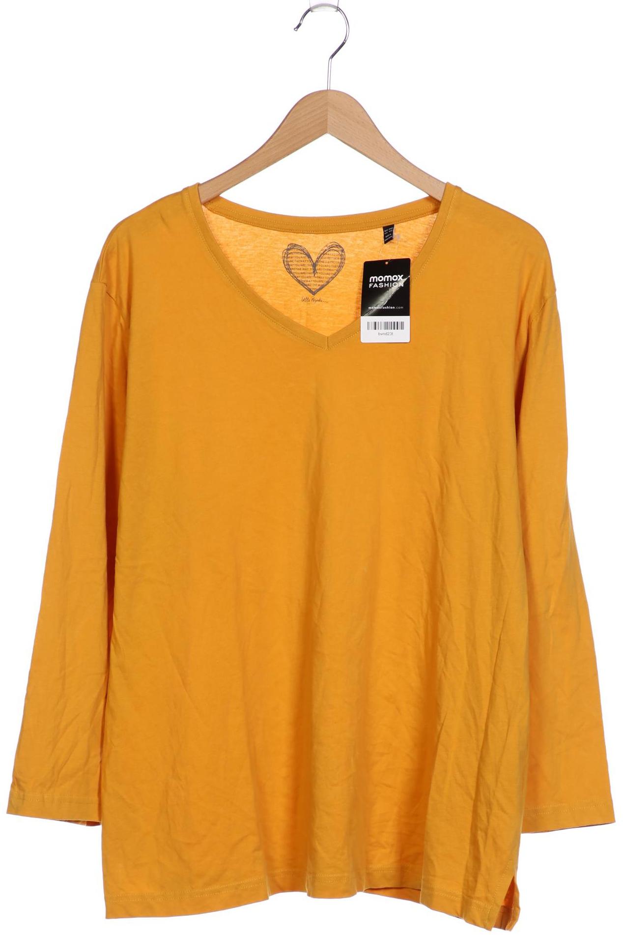 

Ulla Popken Damen Langarmshirt, orange, Gr. 46