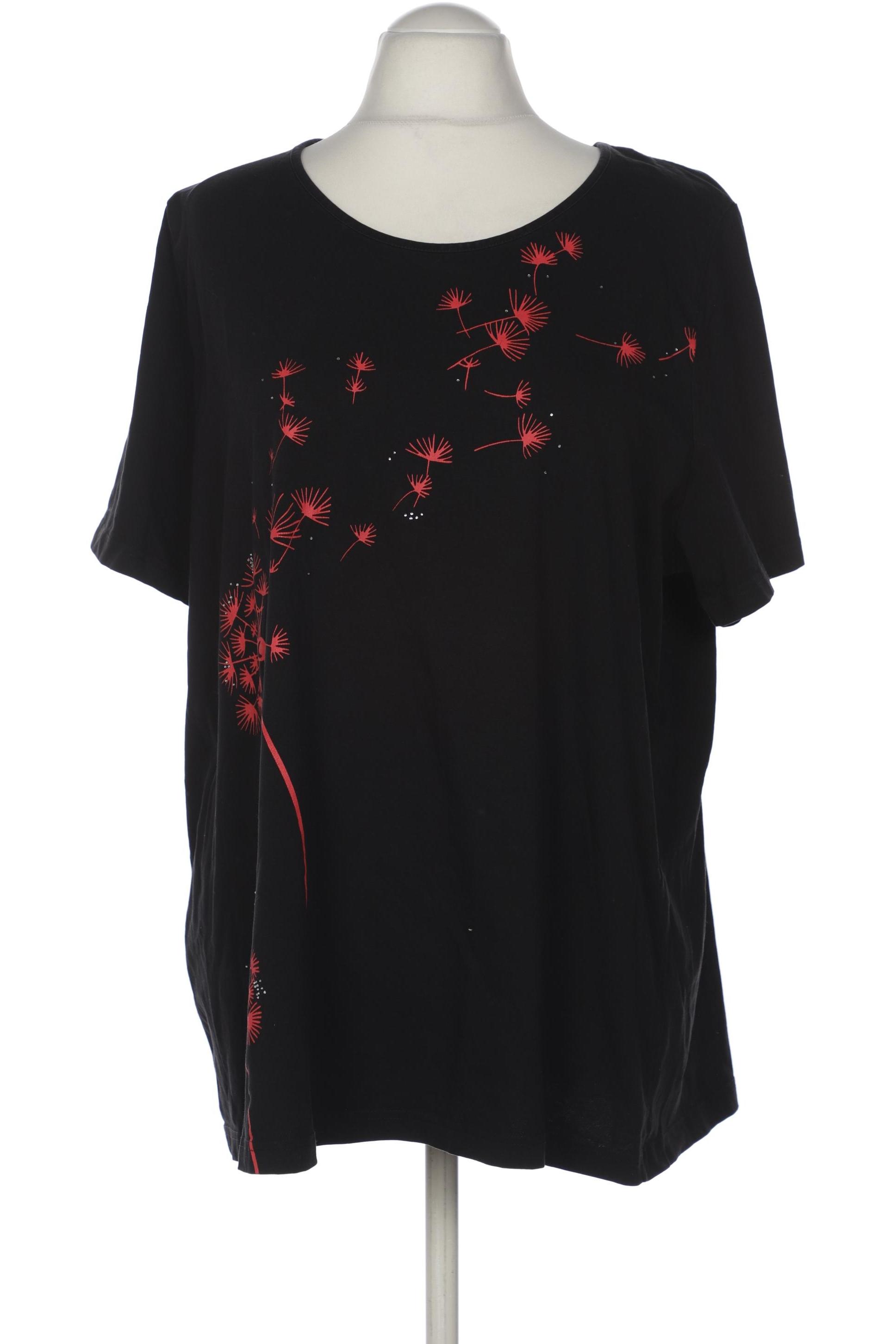 

Ulla Popken Damen T-Shirt, schwarz, Gr. 54