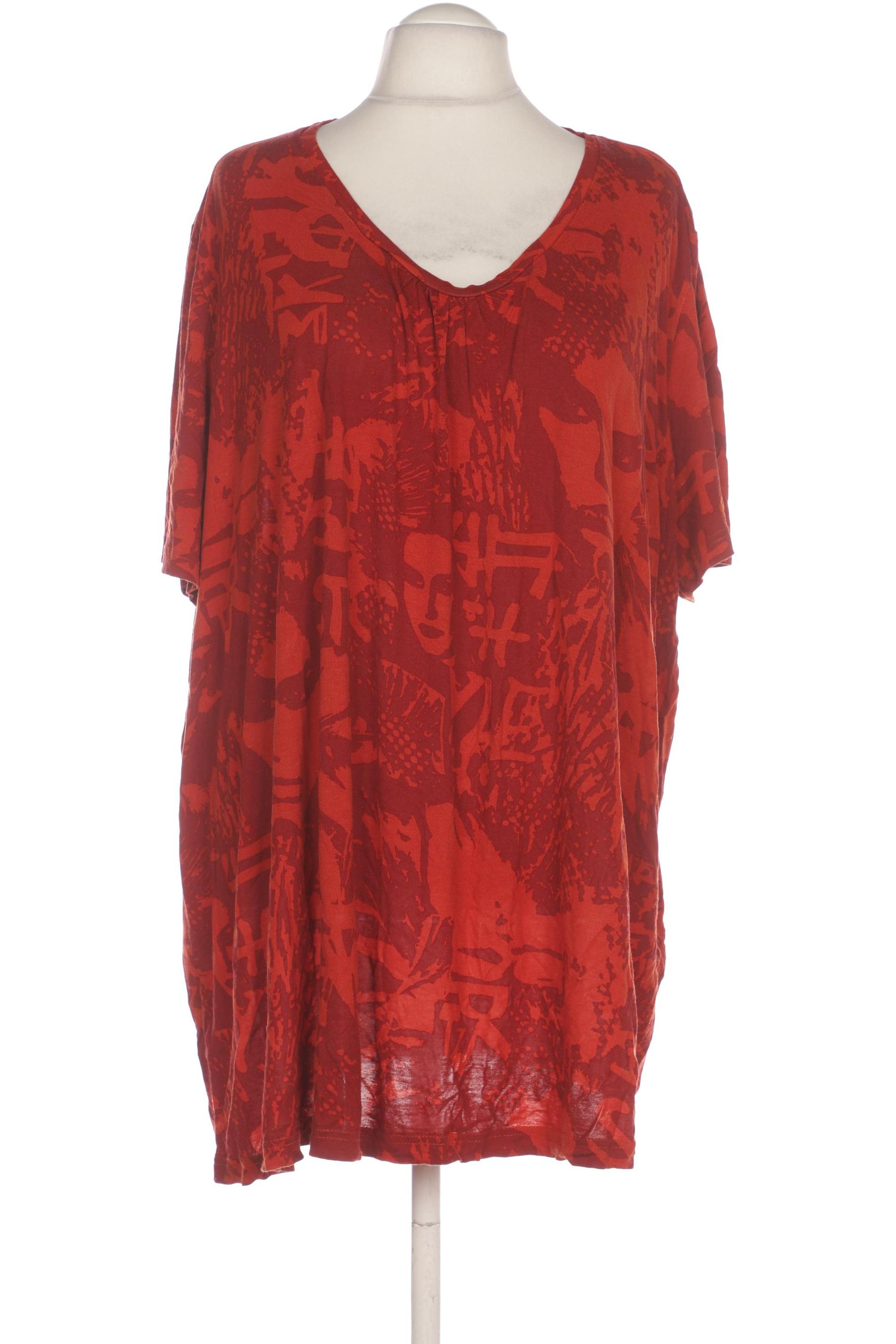 

Ulla Popken Damen T-Shirt, orange, Gr. 58