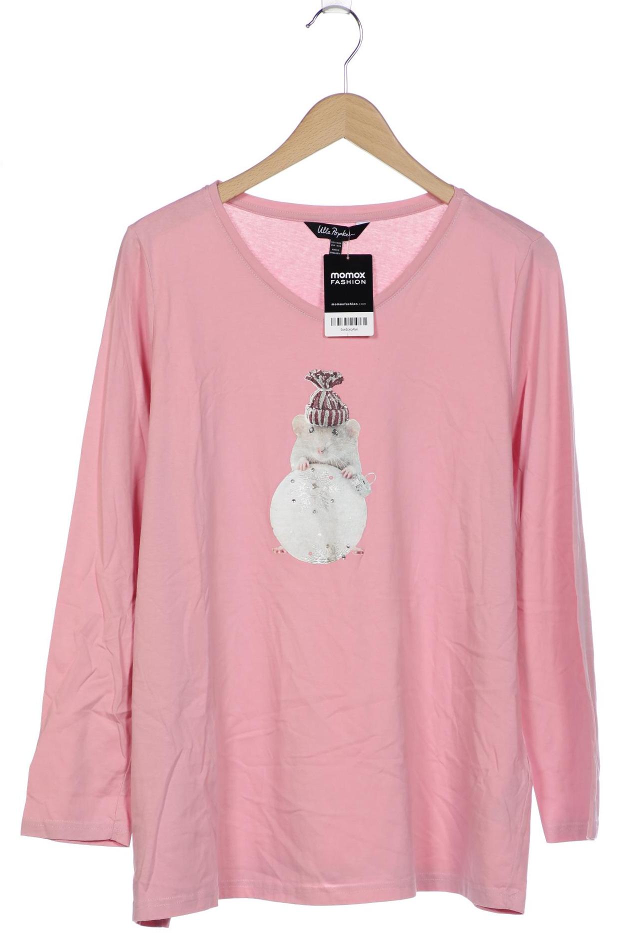 

Ulla Popken Damen Langarmshirt, pink