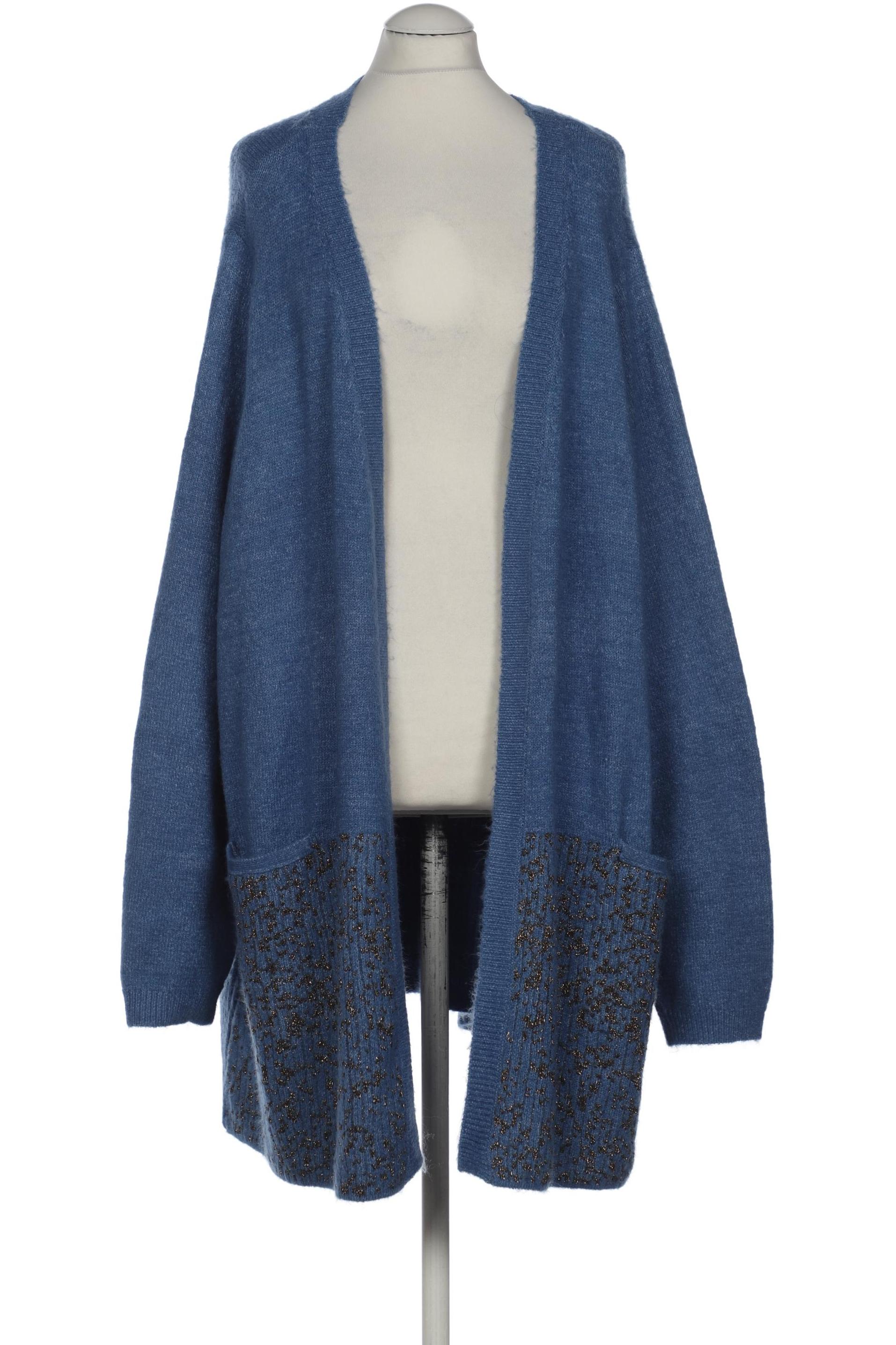 

Ulla Popken Damen Strickjacke, blau, Gr. 54