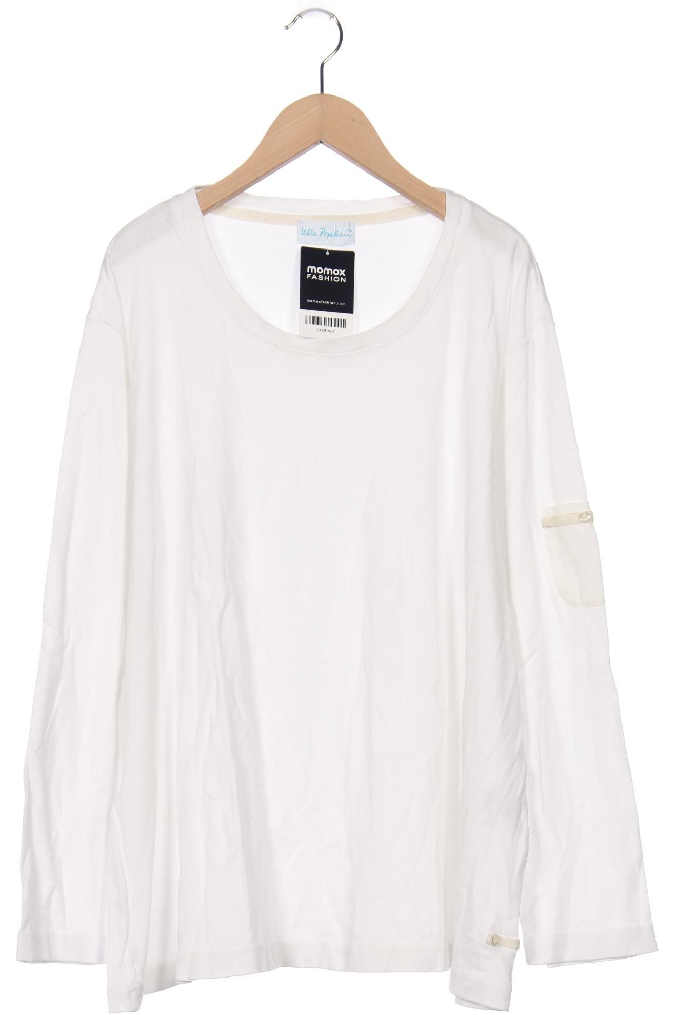 

Ulla Popken Damen Langarmshirt, weiß